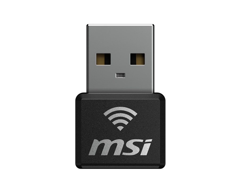 MSI AX 1800 Nano WiFi USB Stick Netzwerk-Switch schwarz