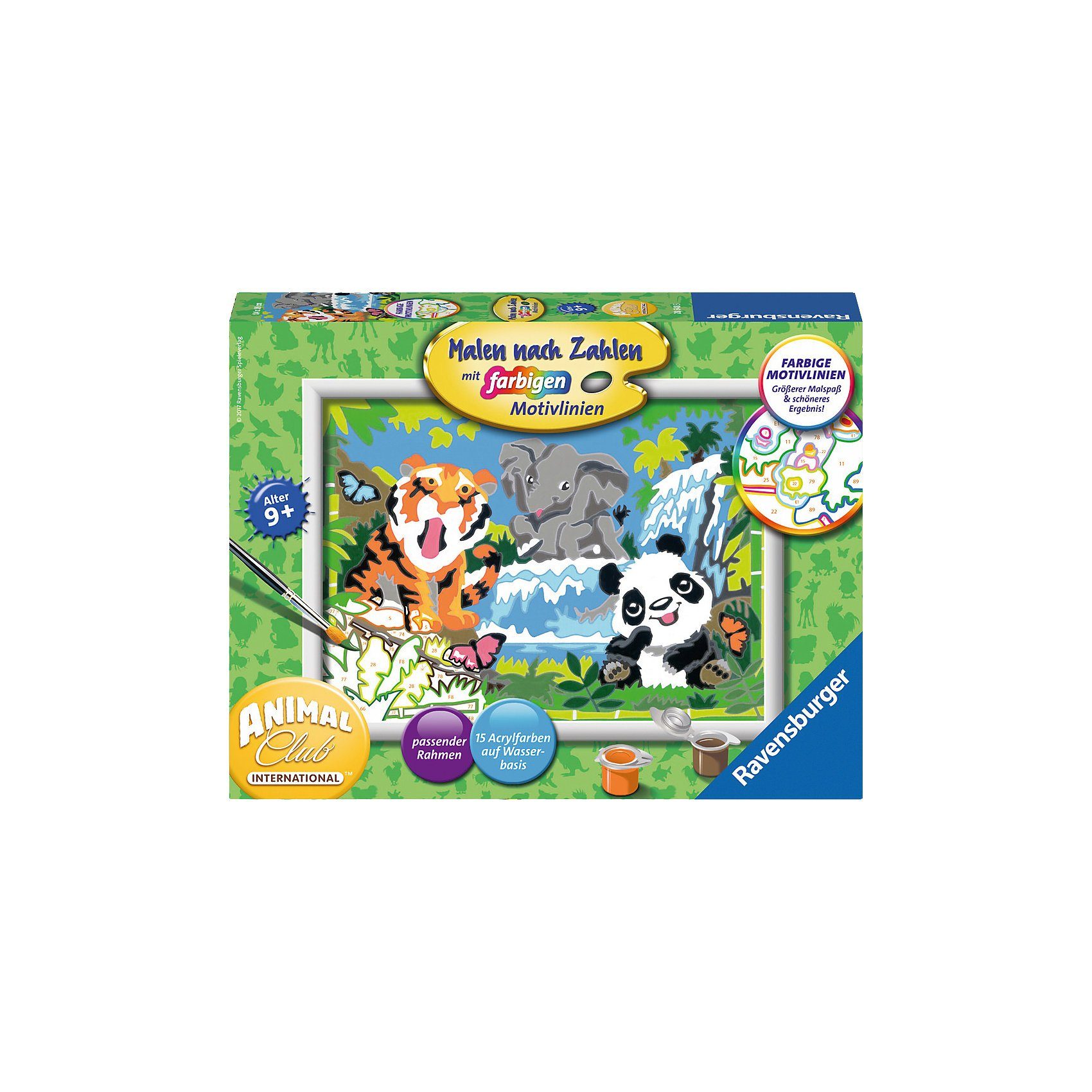 Ravensburger Malen nach Zahlen, 18x24 cm, mit farbige Motivlinien, Im Dsc online kaufen OTTO
