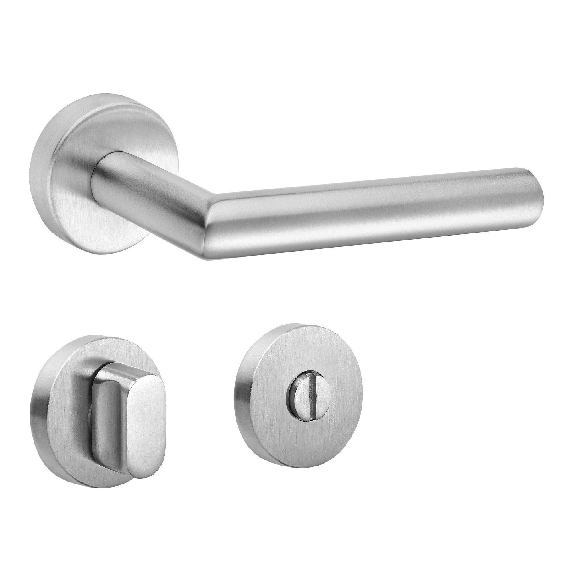 Türbeschläge24 Drückergarnitur New Orleans, Klasse 3, Hochhaltefeder, festd günstig online kaufen