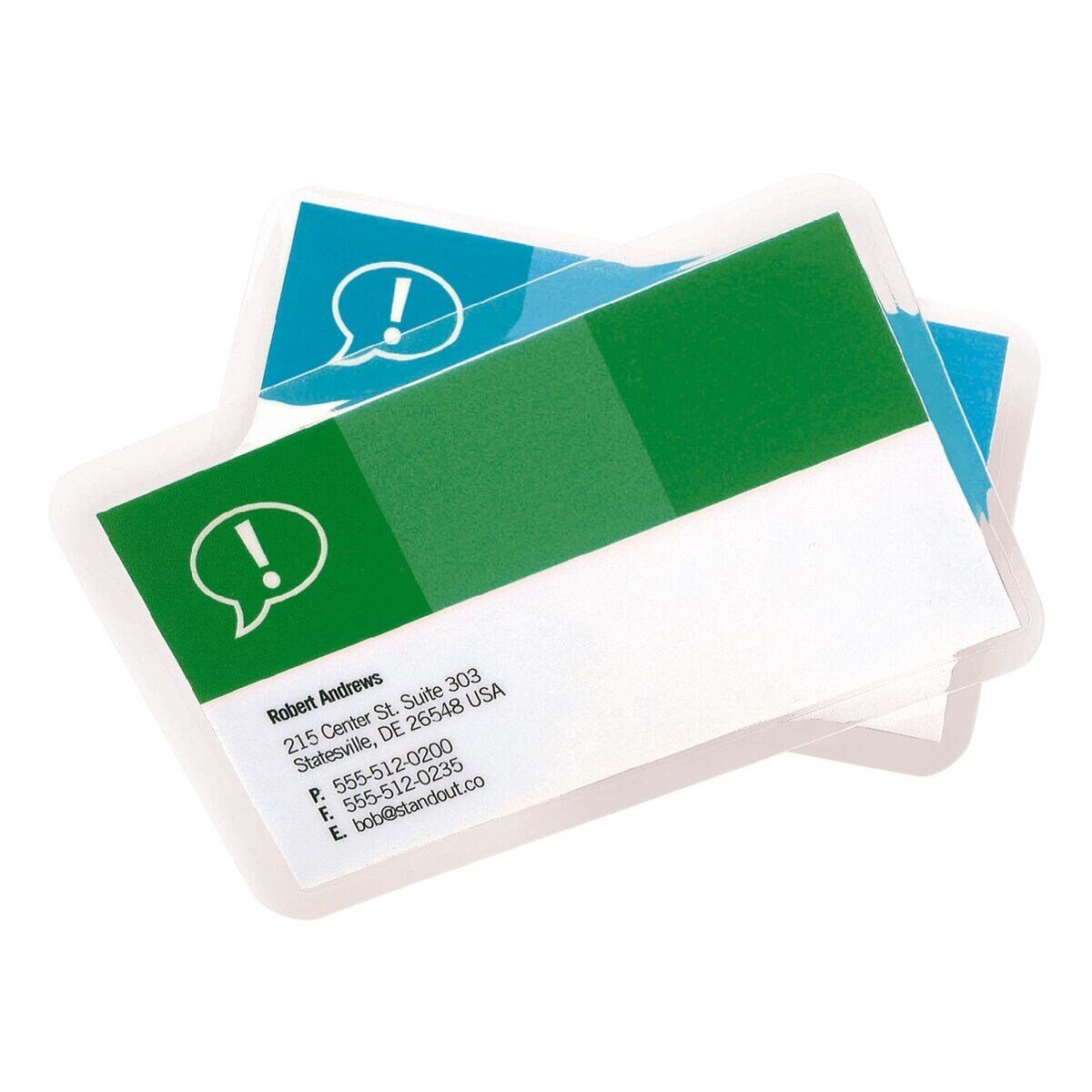 GBC Laminierfolie Sonderformat, 95x65 mm 100 mic glänzend