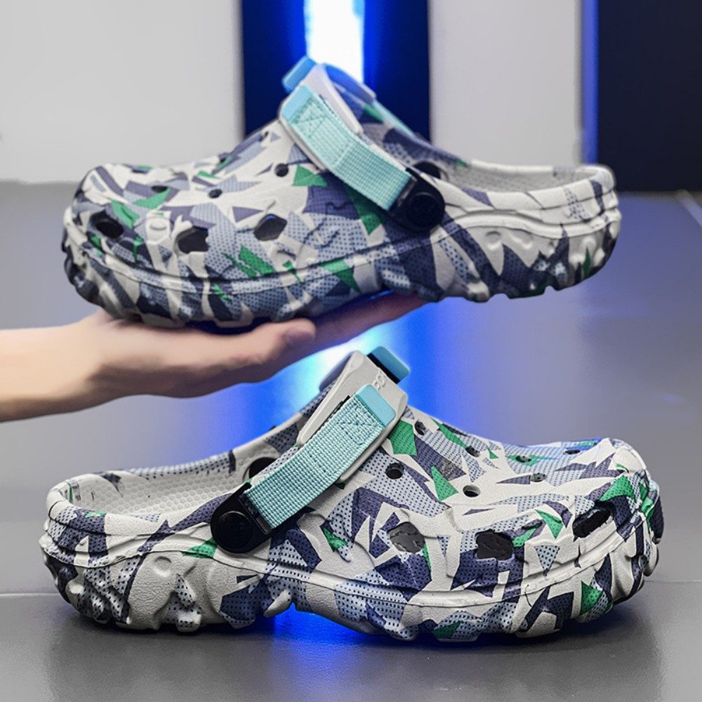 HUSK'SWARE Bequeme leichte Clogs mit Belüftungsöffnungen Clog (Leicht, weich und flexibel, Belüftet und atmungsaktiv) Weiches & strapazierfähiges EVA-Material, rutschfeste Sohle