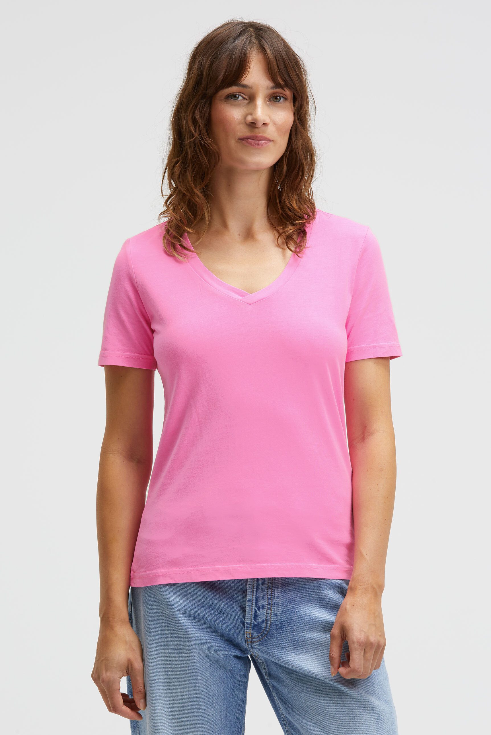 SENSES.THE LABEL V-Shirt aus Baumwolle