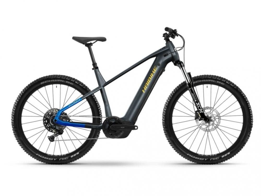 Haibike E-Bike ALLTRACK 6.5 27.5 i600Wh 11-G Cues 25 HB BCXP GL_grey/blue/yellow Rh S