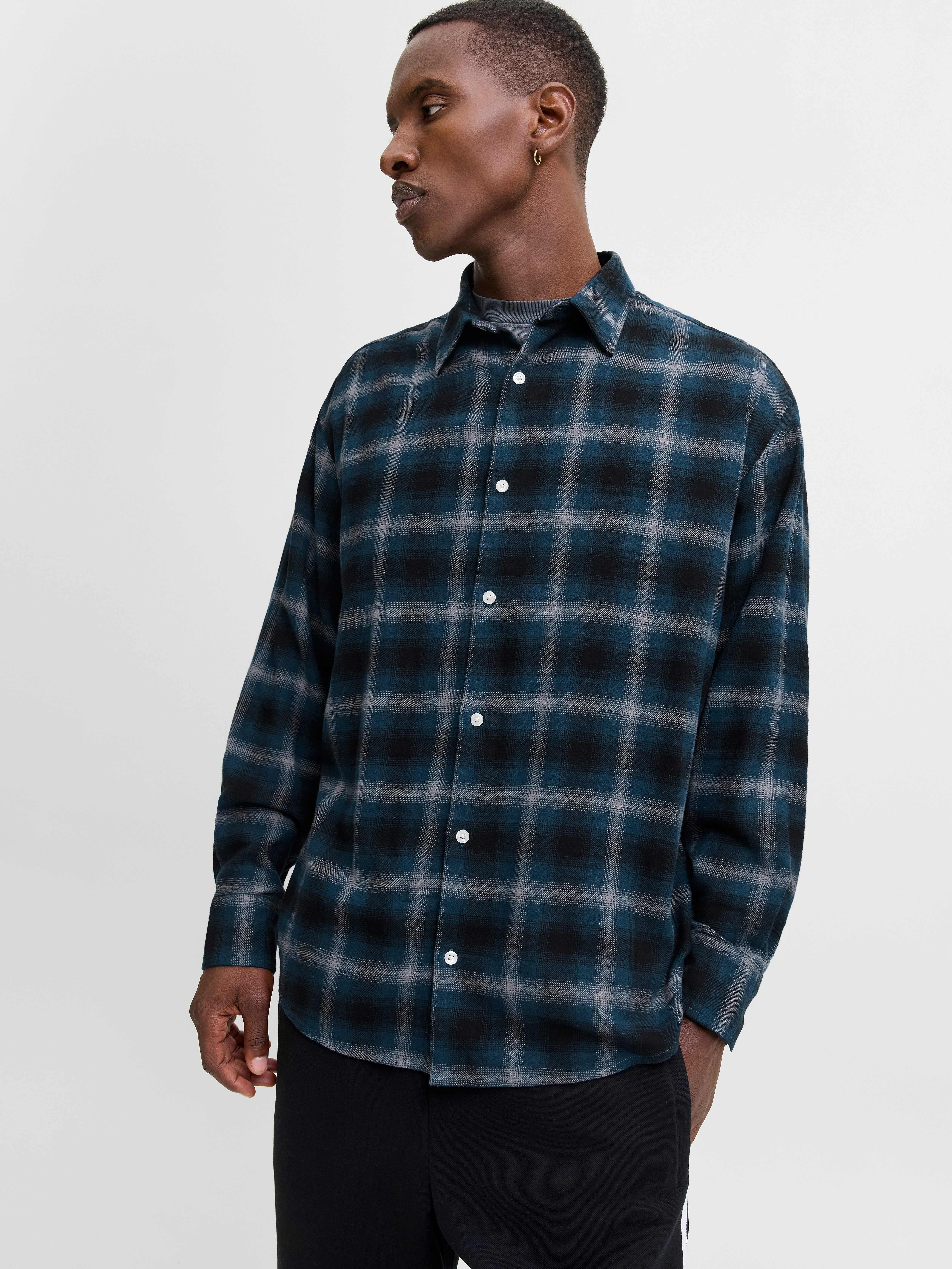 Jack & Jones Langarmhemd JCOCOVER CHECKED FLANNEL SHIRT LS günstig online kaufen