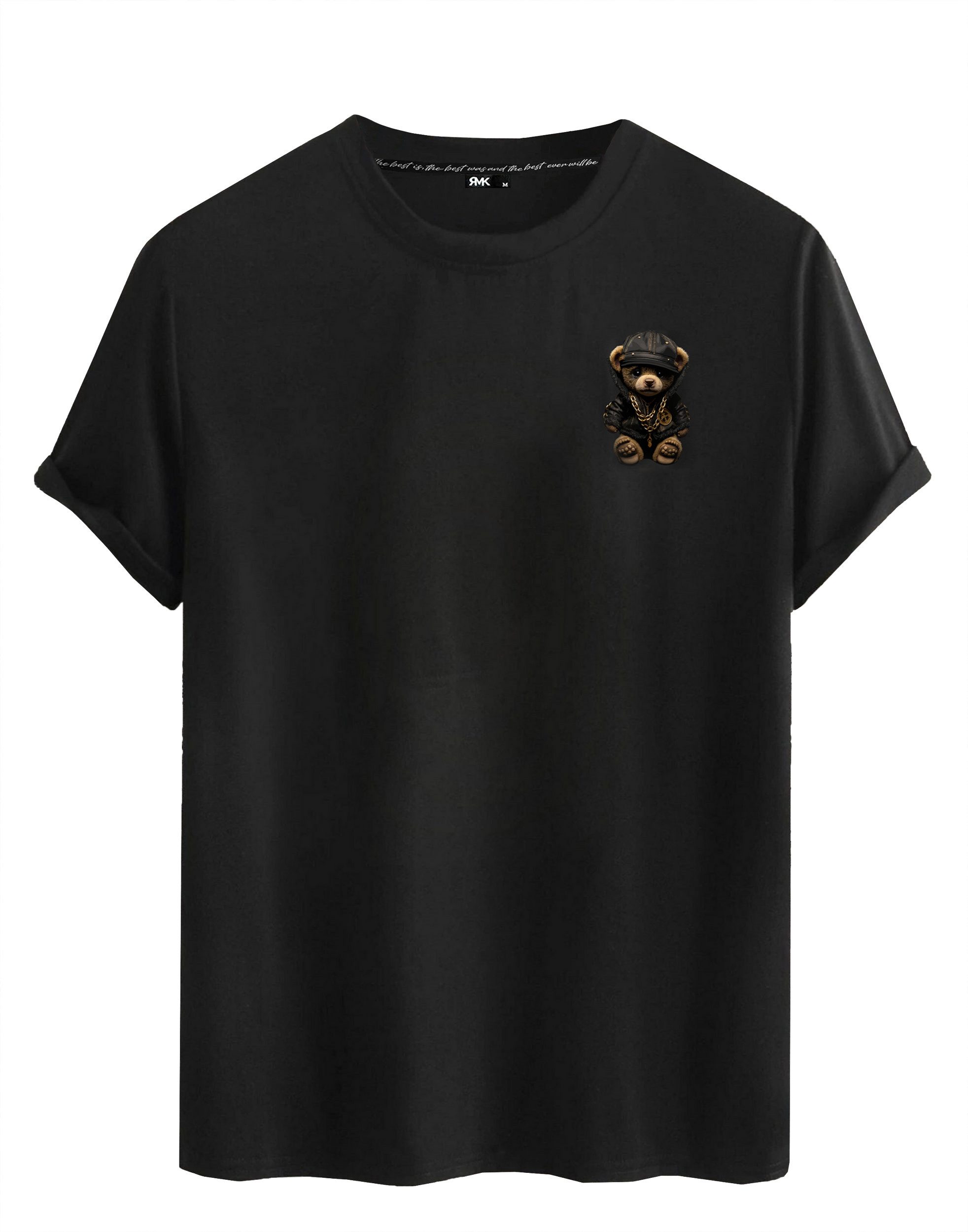 RMK T-Shirt Herren Shirt Sommer Teddybär Bär Bear aus Baumwolle – Bild 2 von 2