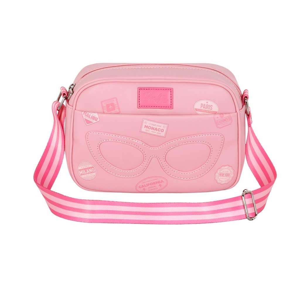 Karactermania Umhängetasche Barbie Travel Fashion kleine Schultertasche Citytasche Tasche Girly, Verstellbare Schulterriemen