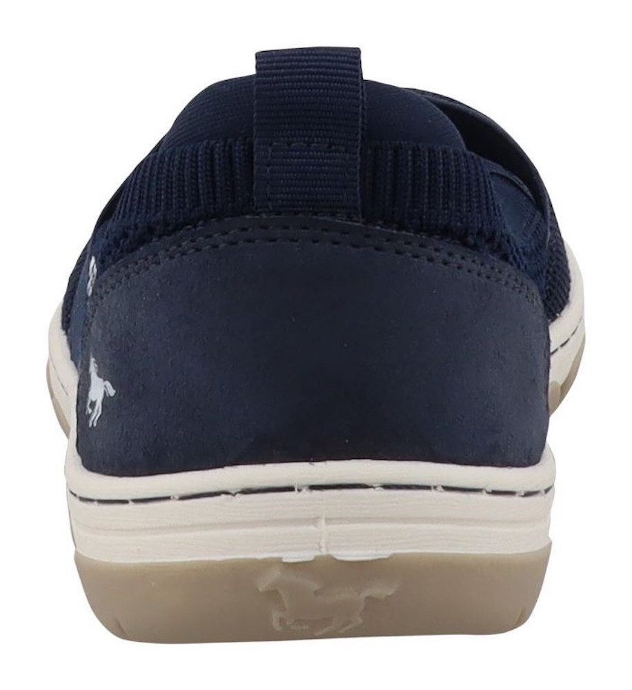 Mustang Shoes Sue Riemchenballerina Halbschuh, Schlupfschuh mit Gummizug-Riemen