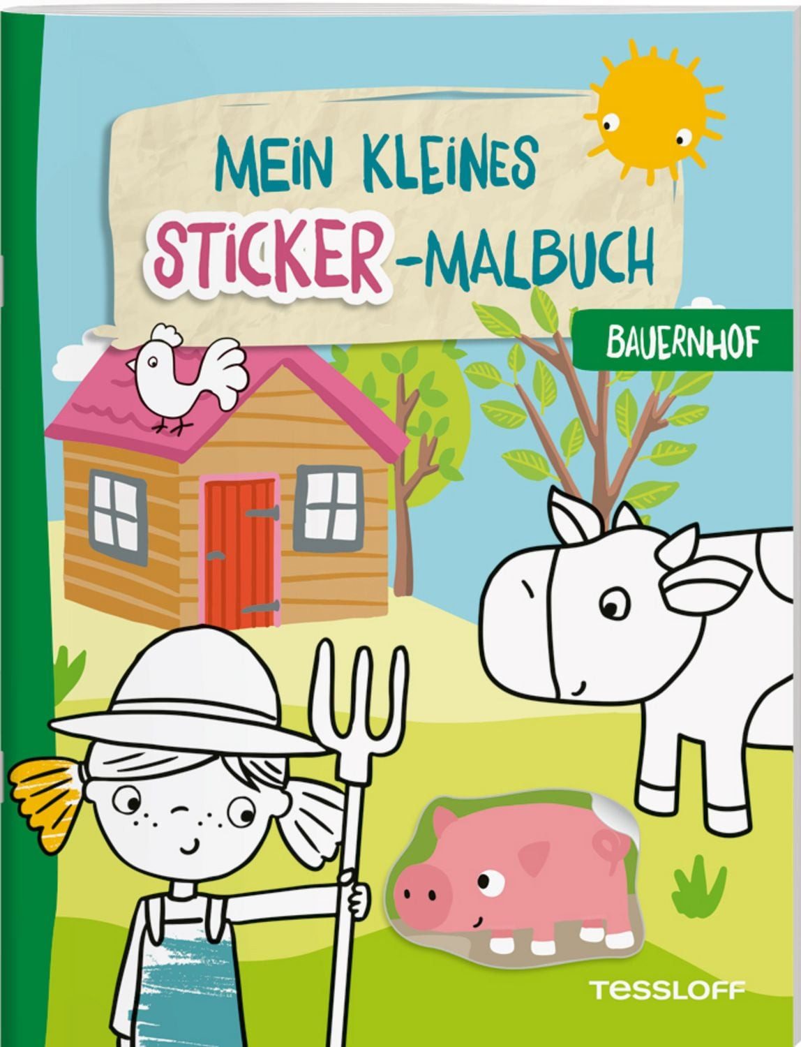 Mein kleines Sticker-Malbuch. Bauernhof / diverse