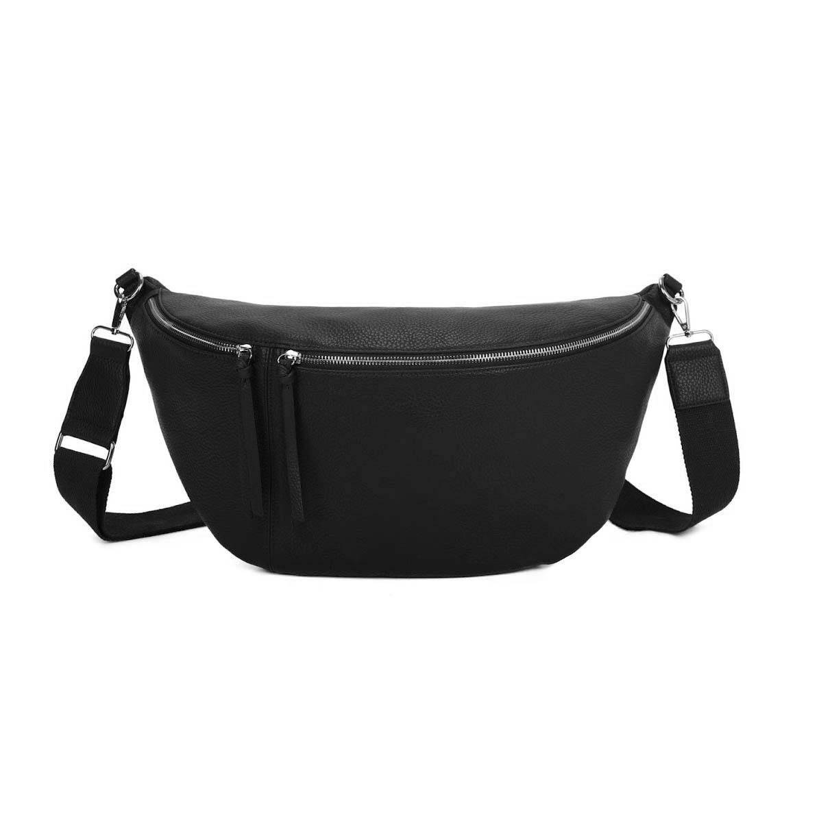 Schultertasche Damen XXL Tasche CrossBody Body Bag Bauchtasche (auch als Brusttasche