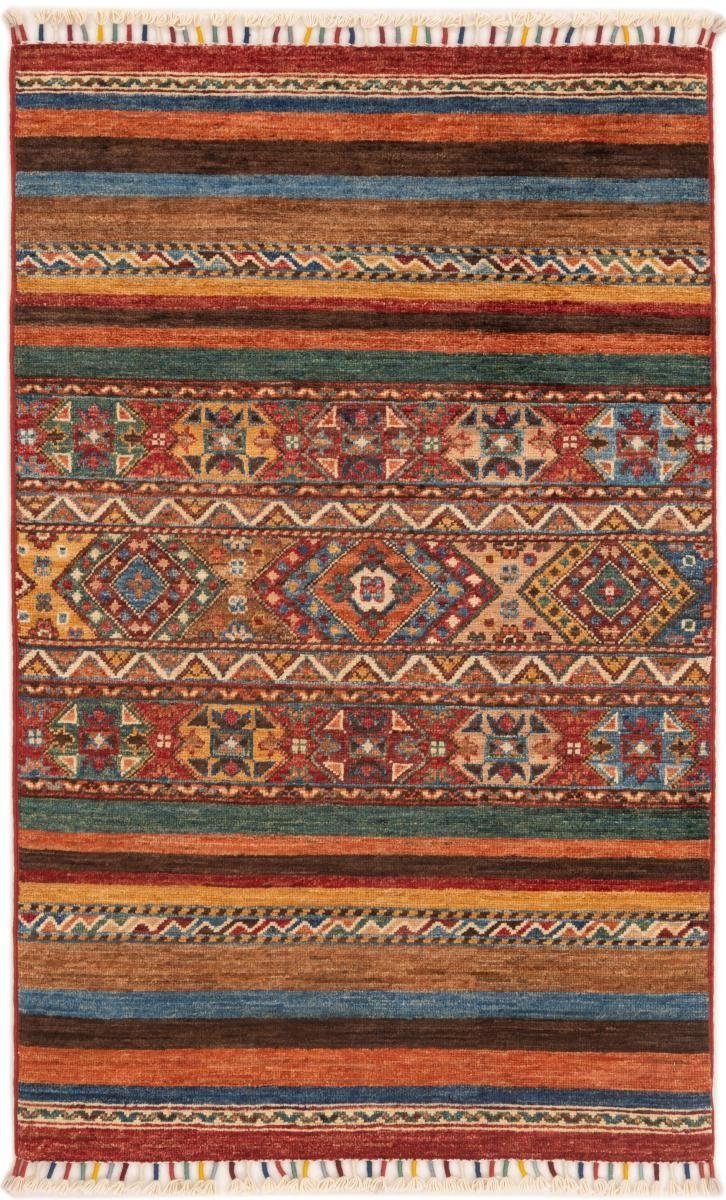 Orientteppich Arijana Shaal 82x135 Handgeknüpfter Orientteppich, Nain Trading, rechteckig, Höhe: 5 mm