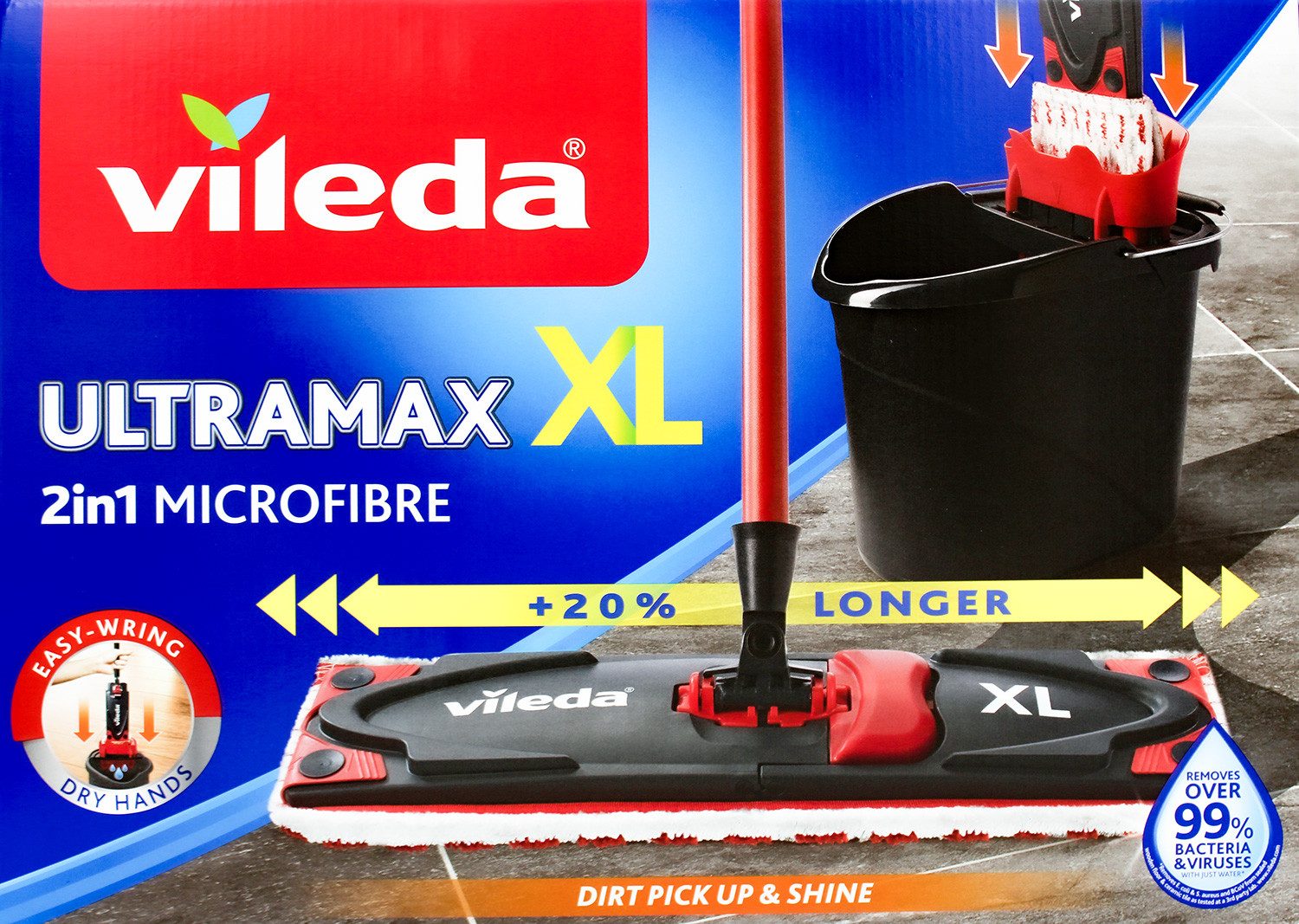 Vileda Reinigungs-Set Vileda Ultramax XL Bodenwischer-Set