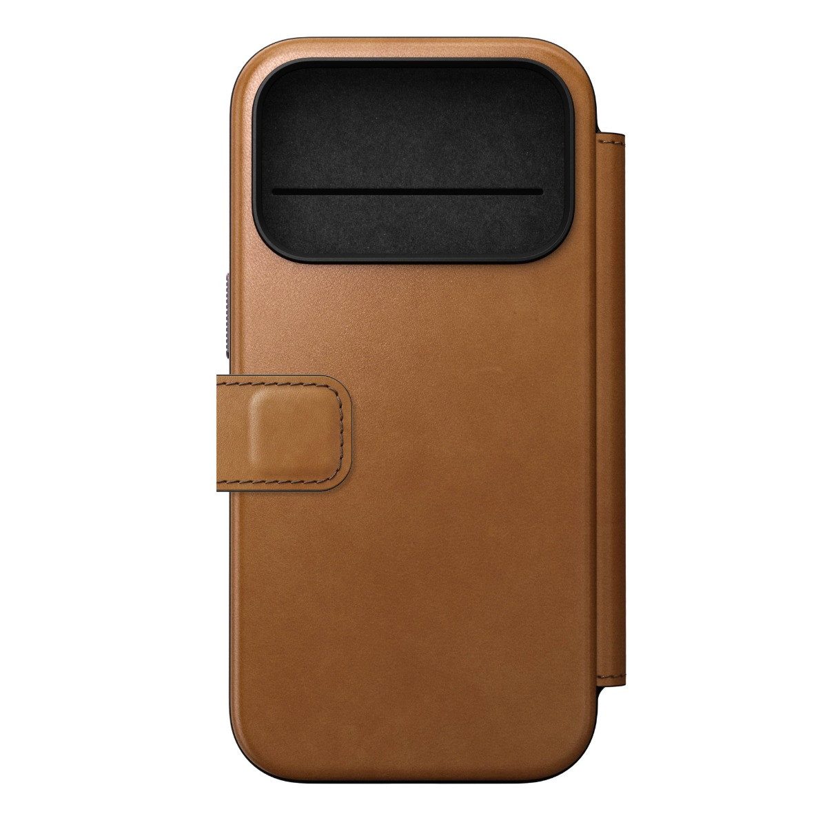 Nomad Smartphone-Hülle Modern Leather Folio, für iPhone 17 Pro, English Tan