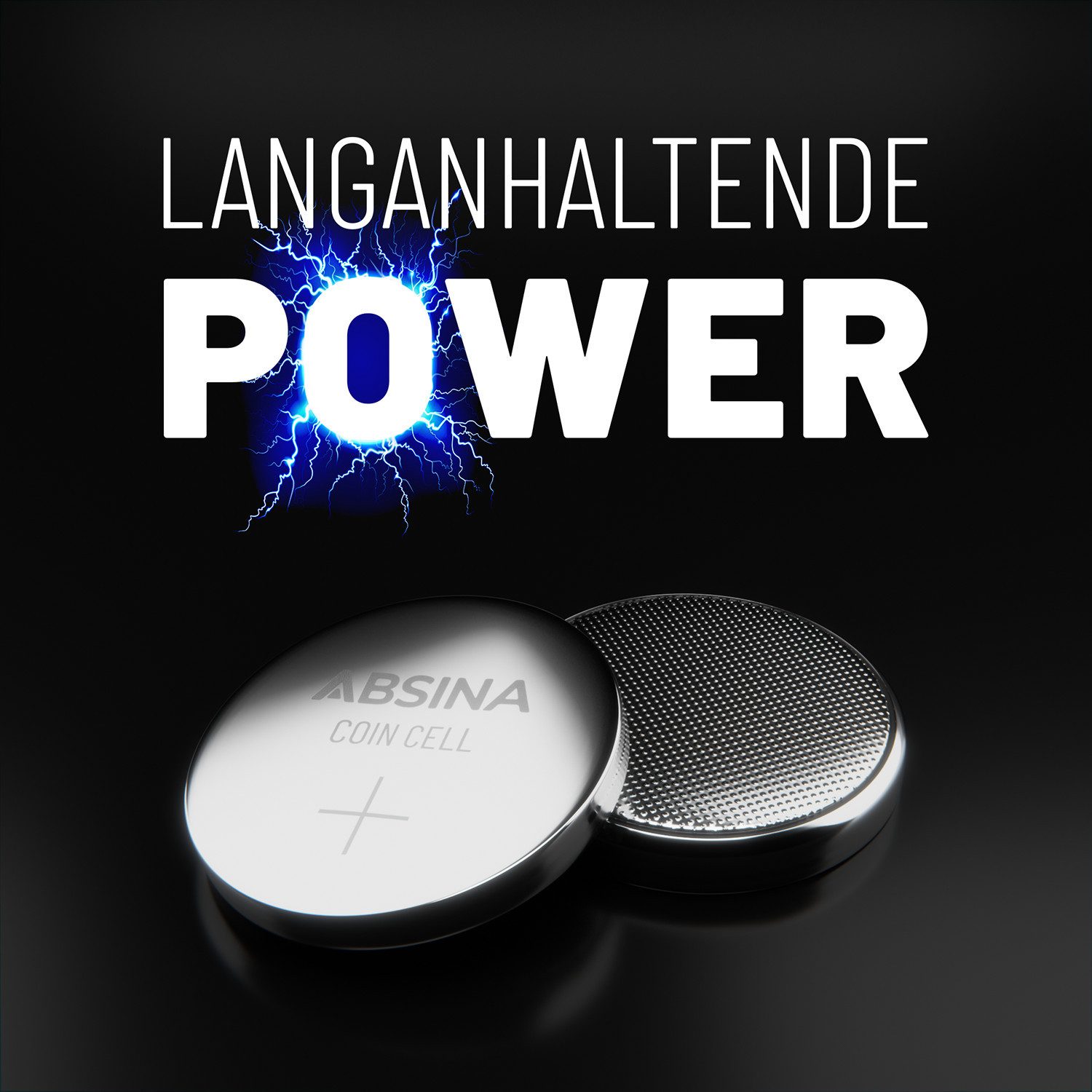 ABSINA 24er Pack Alkaline & Lithium Knopfzellen - 1,5V & 3V - Knopfbatterien Knopfzelle, (1 St)