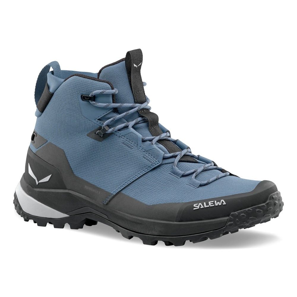 Salewa Puez 2 Mid PTX (Trekking, wasserdicht) blau/schwarz Herren Wanderschuh