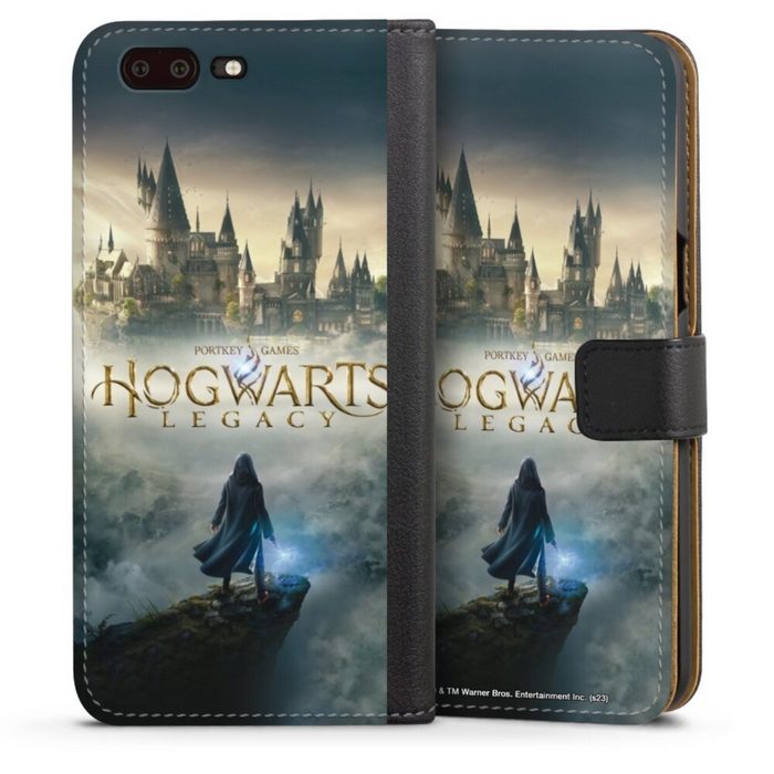 DeinDesign Handyhülle Hogwarts Legacy Offizielles Lizenzprodukt Harry Potter Hogwarts Legacy OnePlus 5 Hülle Handy Flip Case Wallet Cover Handytasche Leder