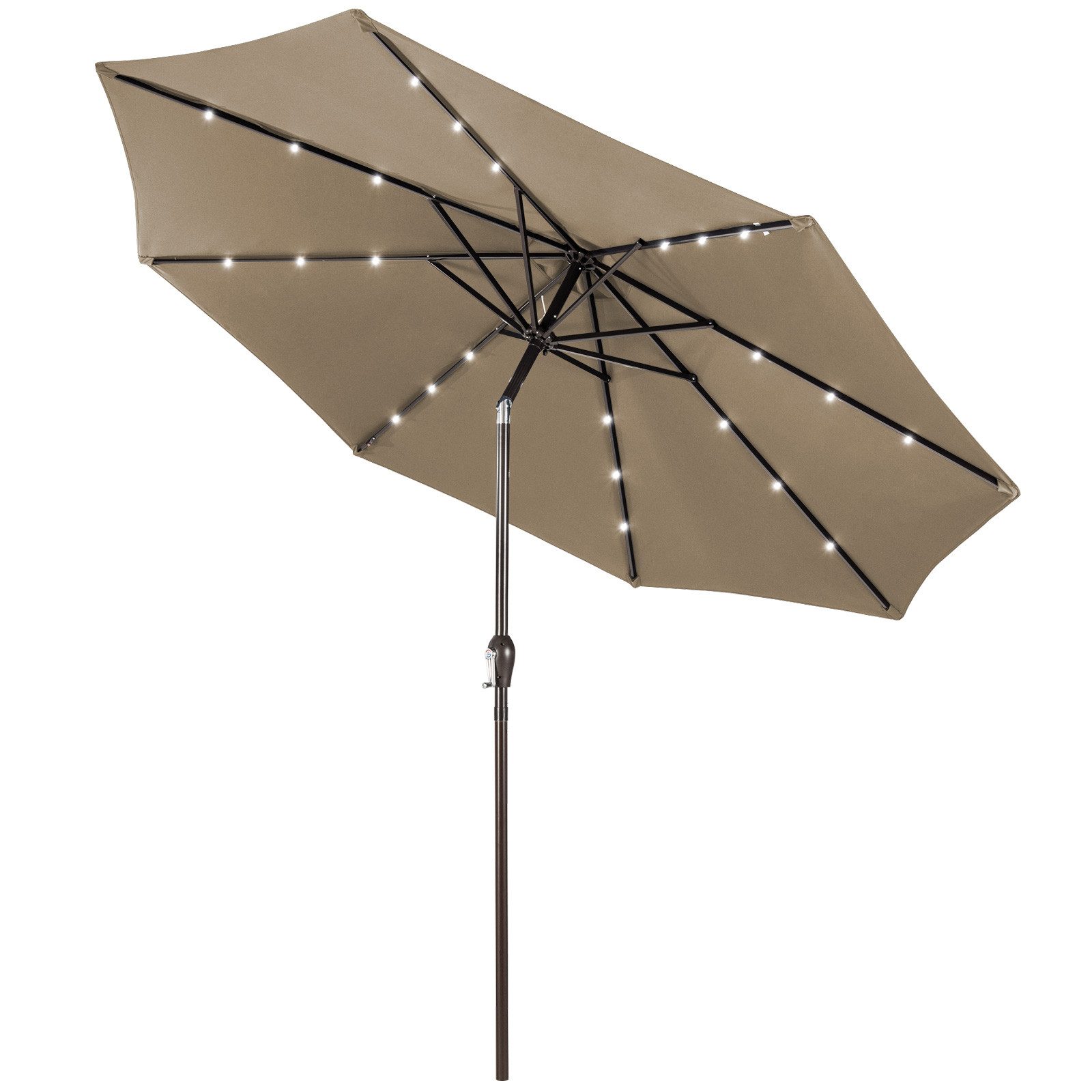 COSTWAY Sonnenschirm φ300 cm Gartenschirm, mit günstig online kaufen