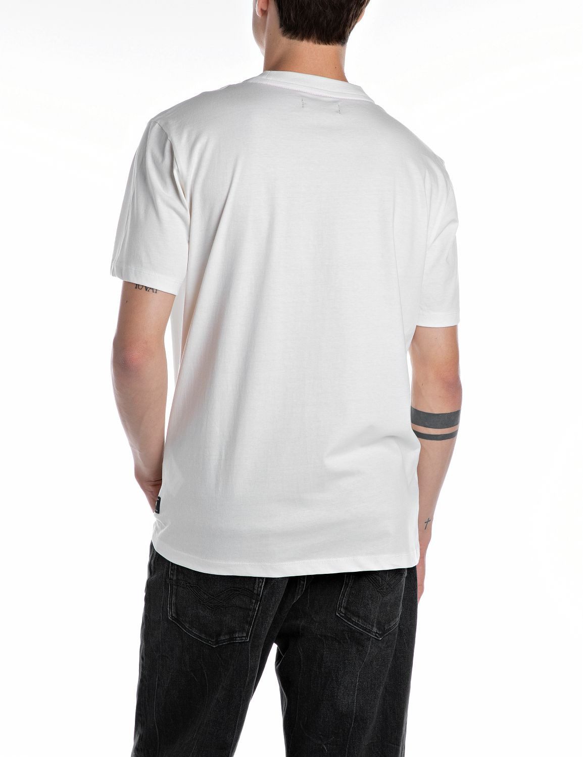 Replay T-Shirt mit Logostickerei auf der günstig online kaufen