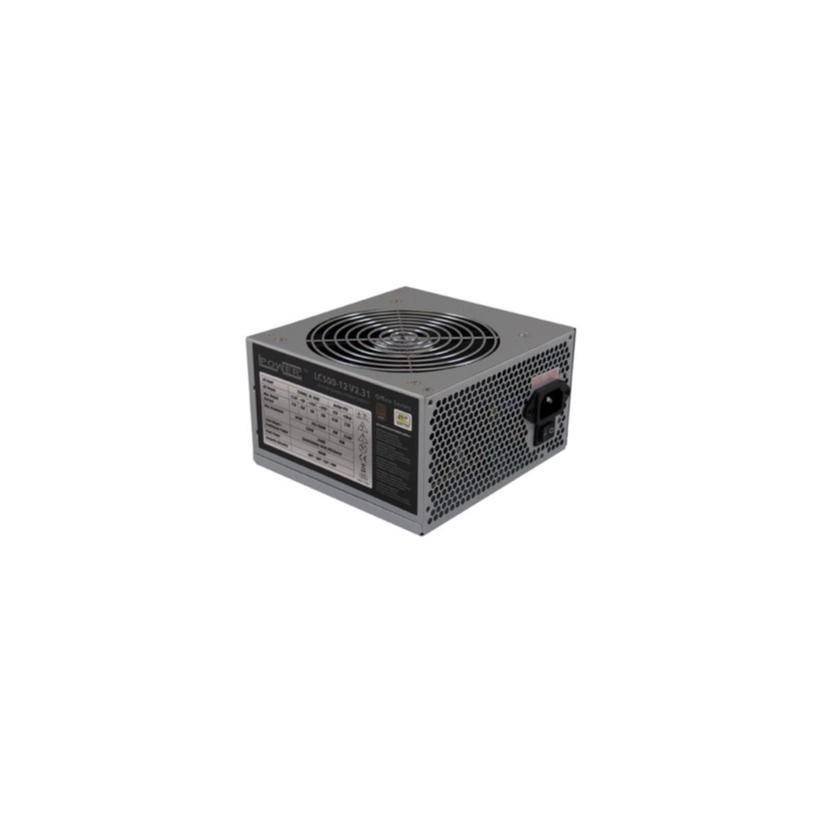 LC-Power LC500-12 V2.31 PC-Netzteil (Leistung:350 Watt, Feature: 120mm  Lüfter, 80 PLUS Bronze (230V EU), A), HAN: LC500-12 V2.31