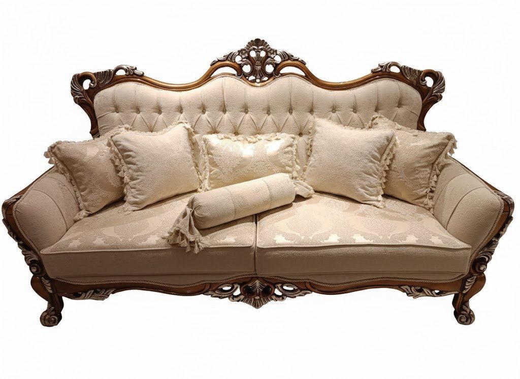 JVmoebel Chesterfield-Sofa Sofagarnitur 3+1 Sitzer Chesterfield Sofa Sessel Luxus Garnitur Sofort