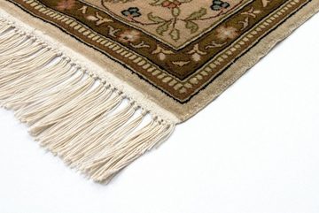 Teppich China Seide Teppich handgeknüpft beige, morgenland, rechteckig, Höhe: 5 mm