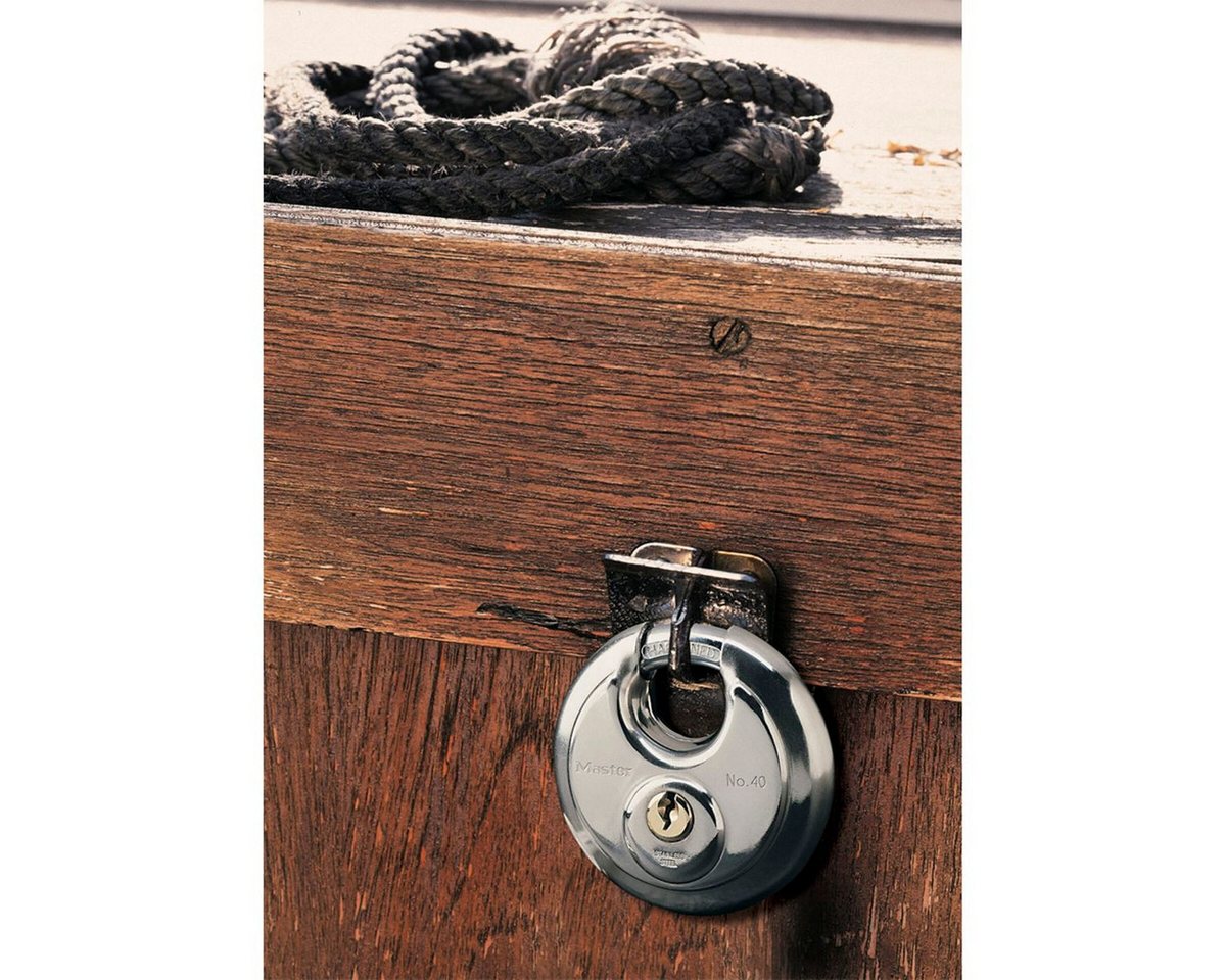 Thumbnail - Master Lock Disc Schloss Edelstahl 40EURD Diebstahlalarm