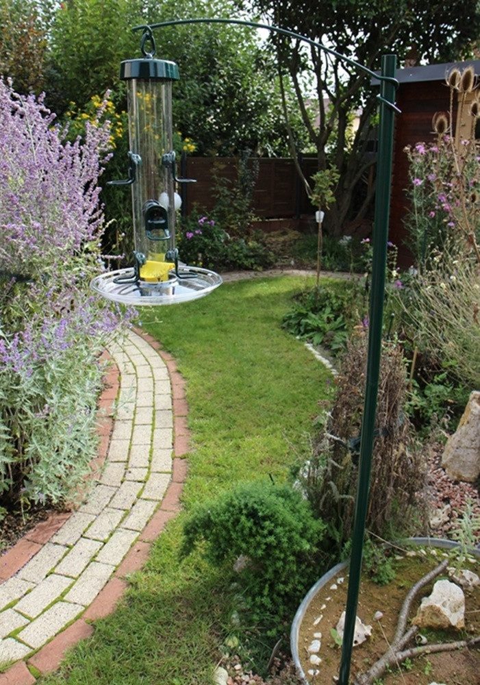 Schwegler Futterspender Satz Futtersäule Big Easy Stab Spiralhaken Futterteller Fülltrichter