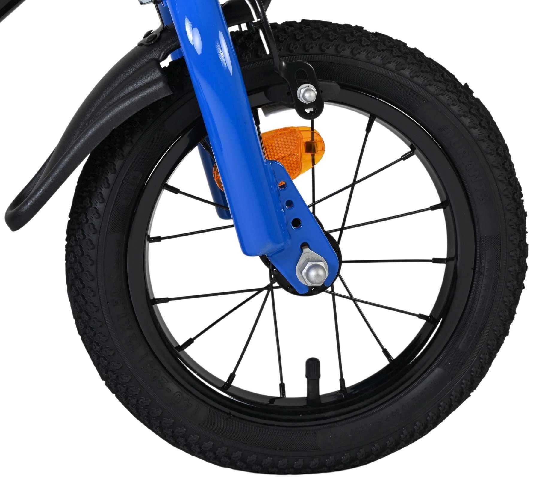 Volare Kinderfahrrad Super GT Jungen 12 Zoll Blau – Handbremse & Rücktritt