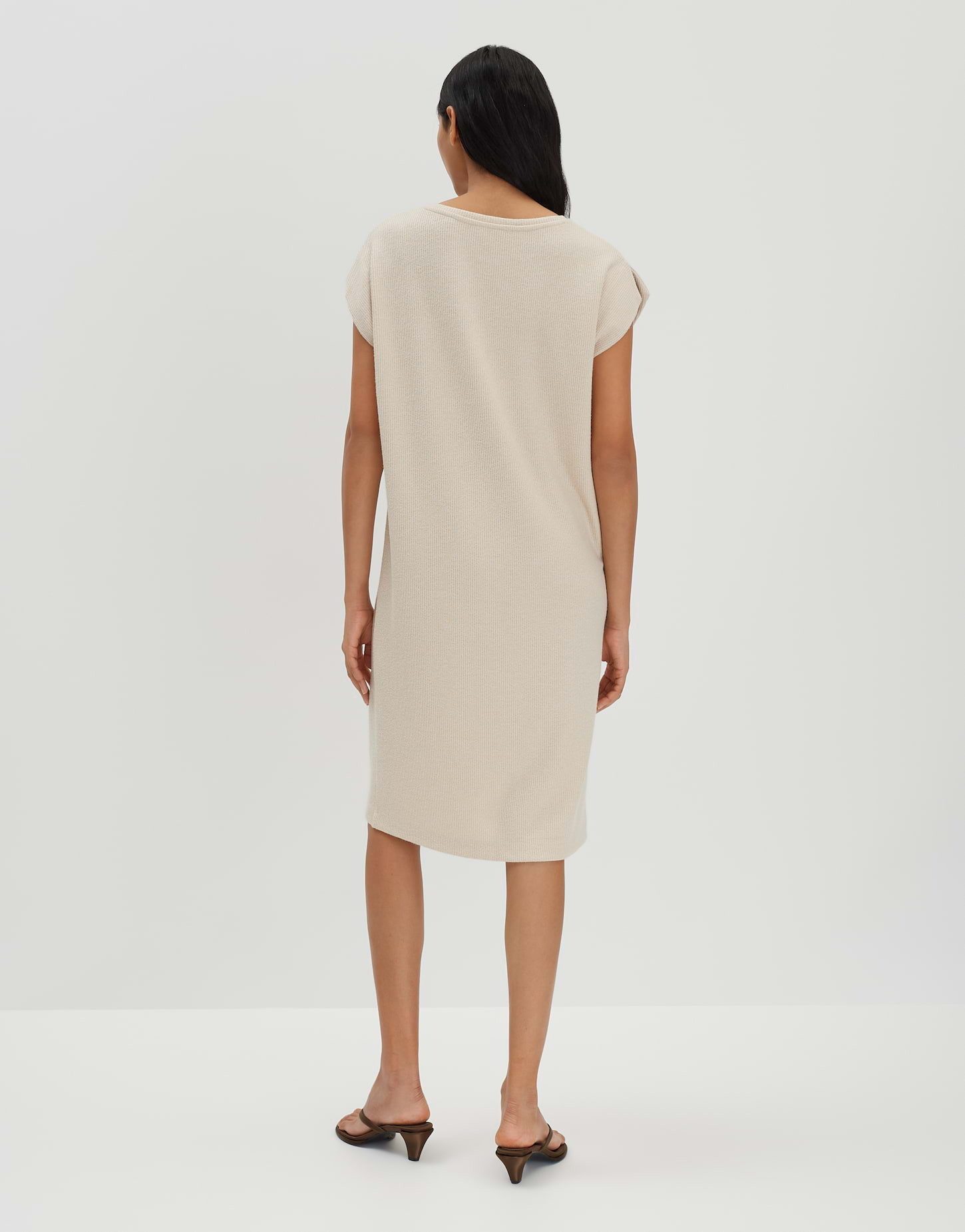 someday Sweatkleid QUJANINA mit feiner Rippstruktur