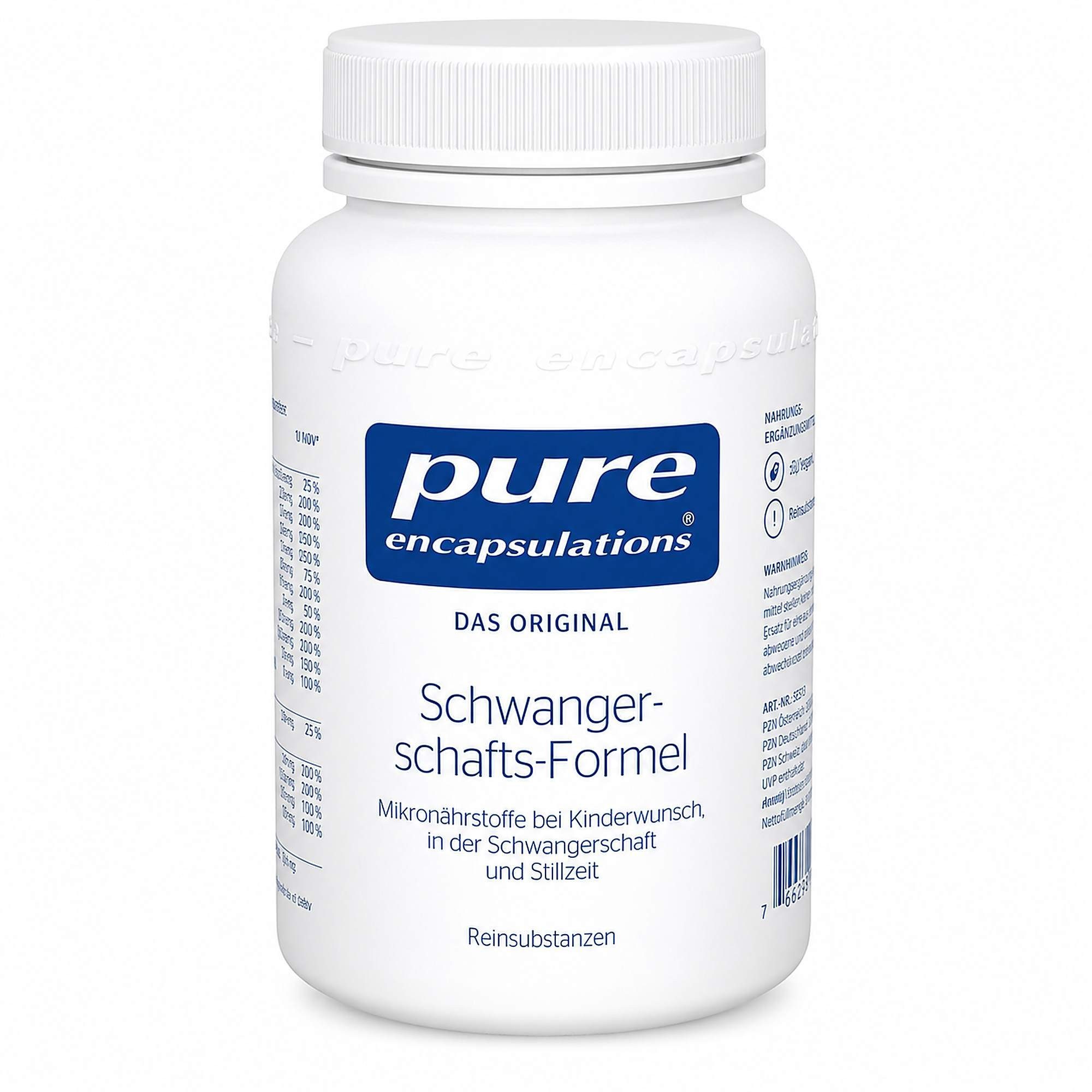 pro medico GmbH PURE ENCAPSULATIONS Schwangerschafts-Formel Kaps. Kapseln