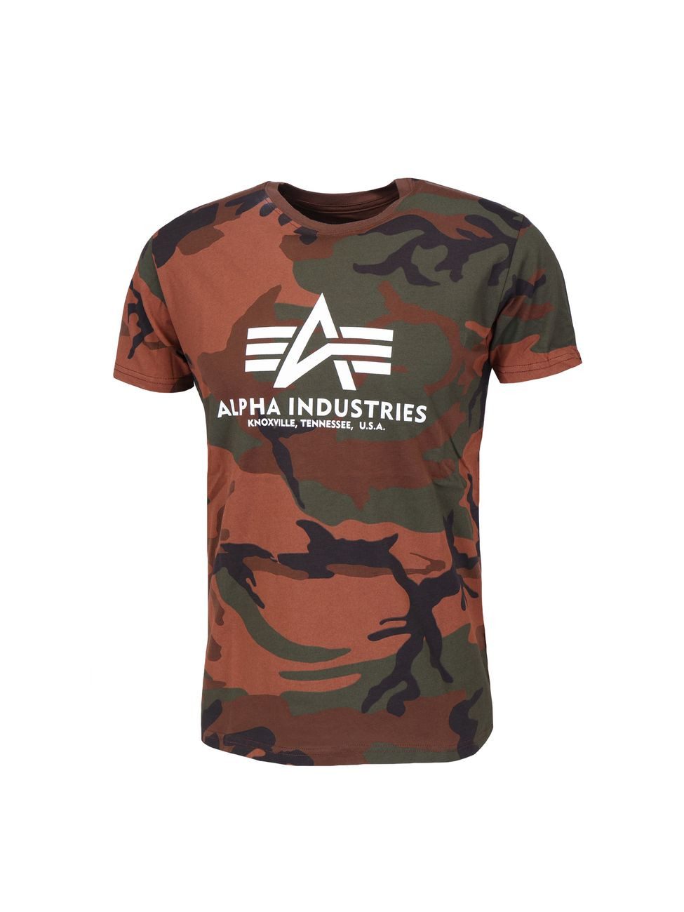 Alpha Industries T-Shirt Basic T-Shirt Camo / Basic T-Shirt Neon (1-tlg)