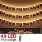 B.K.Licht LED-Lichterkette »Rana«, 5m LED Fotolichterkette Stimmungsbeleuchtung mit 40 Photo-Clips, Bild 1