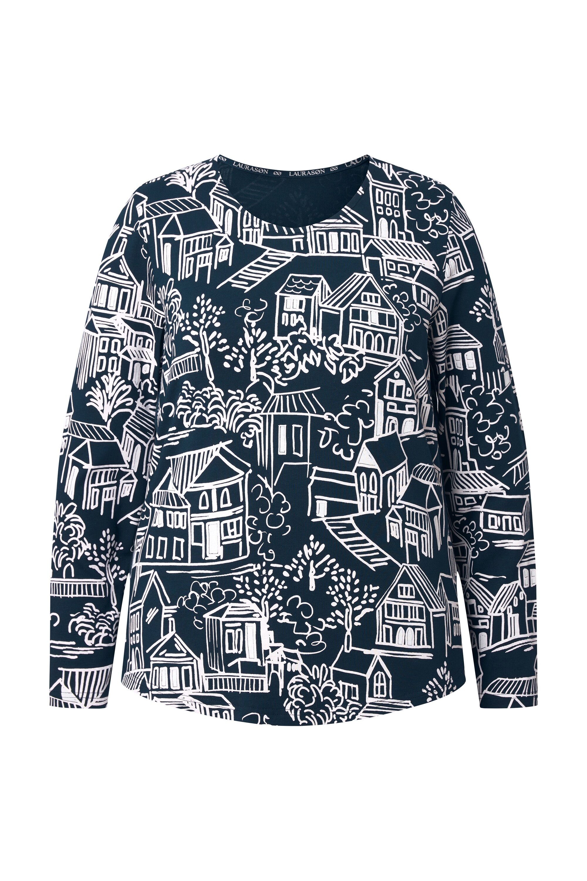 Laurasøn T-Shirt Shirt Langarm Rundhalsausschnitt günstig online kaufen