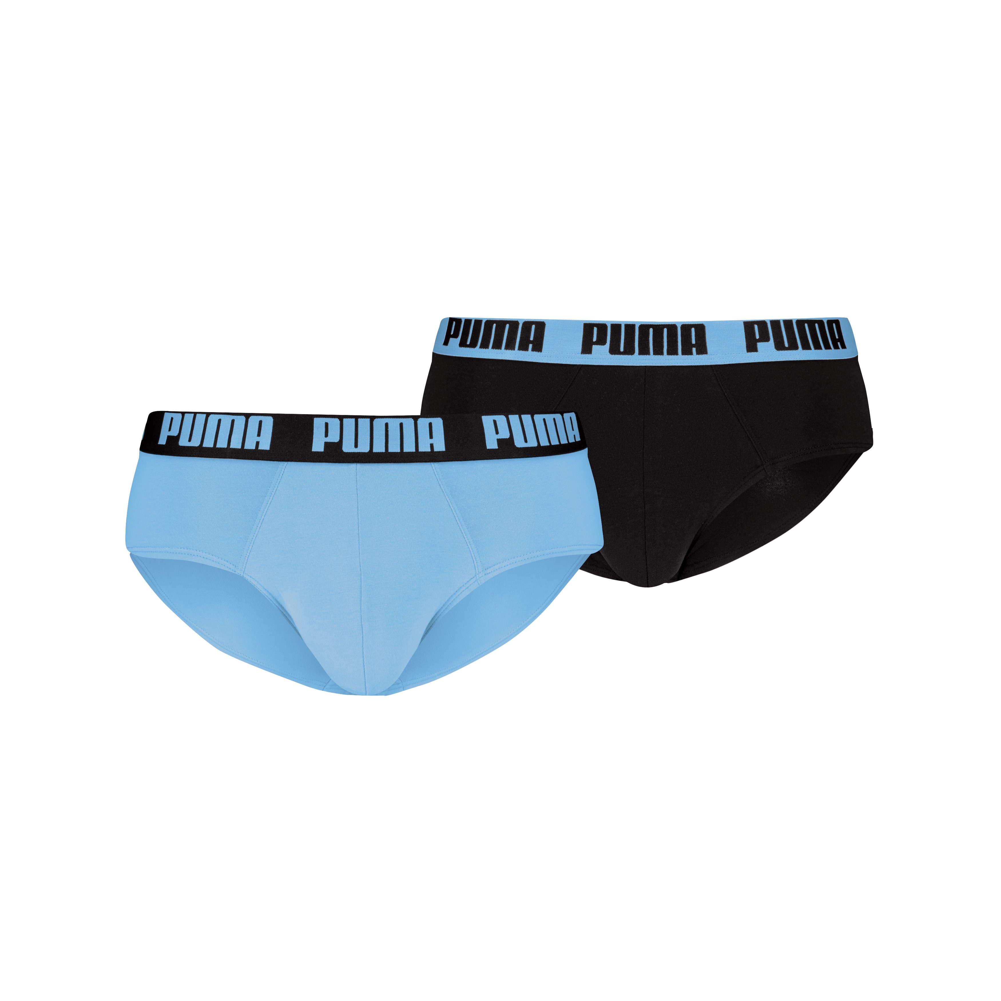 PUMA Slip PUMA MEN EVERYDAY BRIEFS 2P (2er Pack) mit Logobund