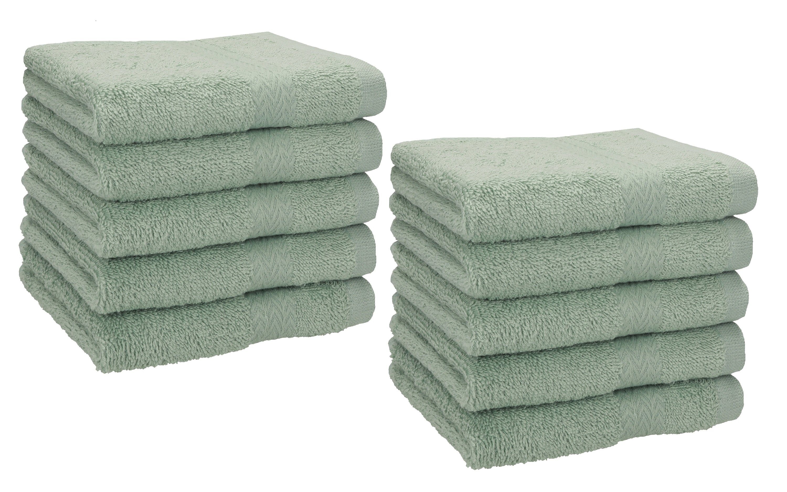 Seiftuch 10 Stück Premium Seiflappen-Set 30x30 cm