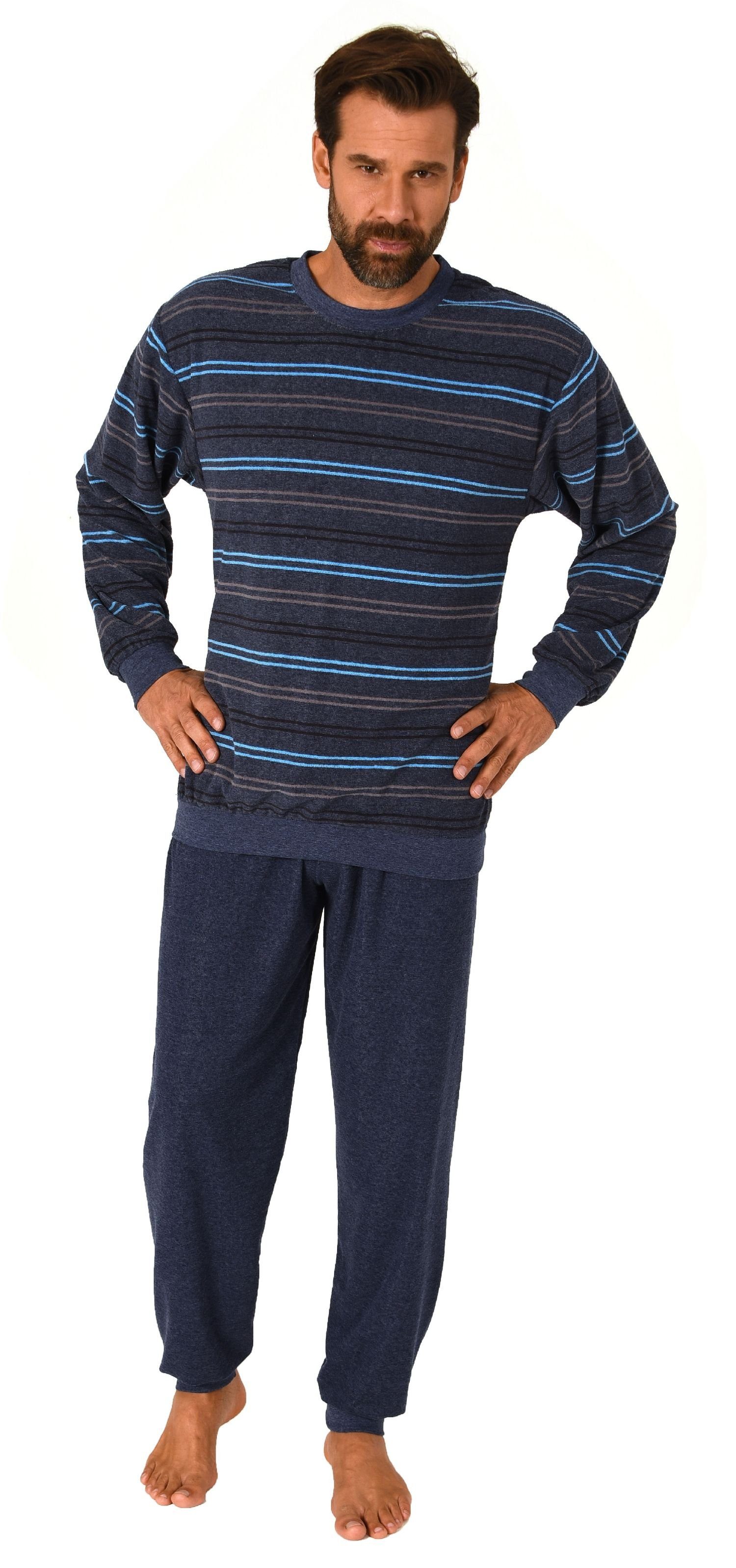 Normann Pyjama Normann Herren Frottee Schlafanzug günstig online kaufen
