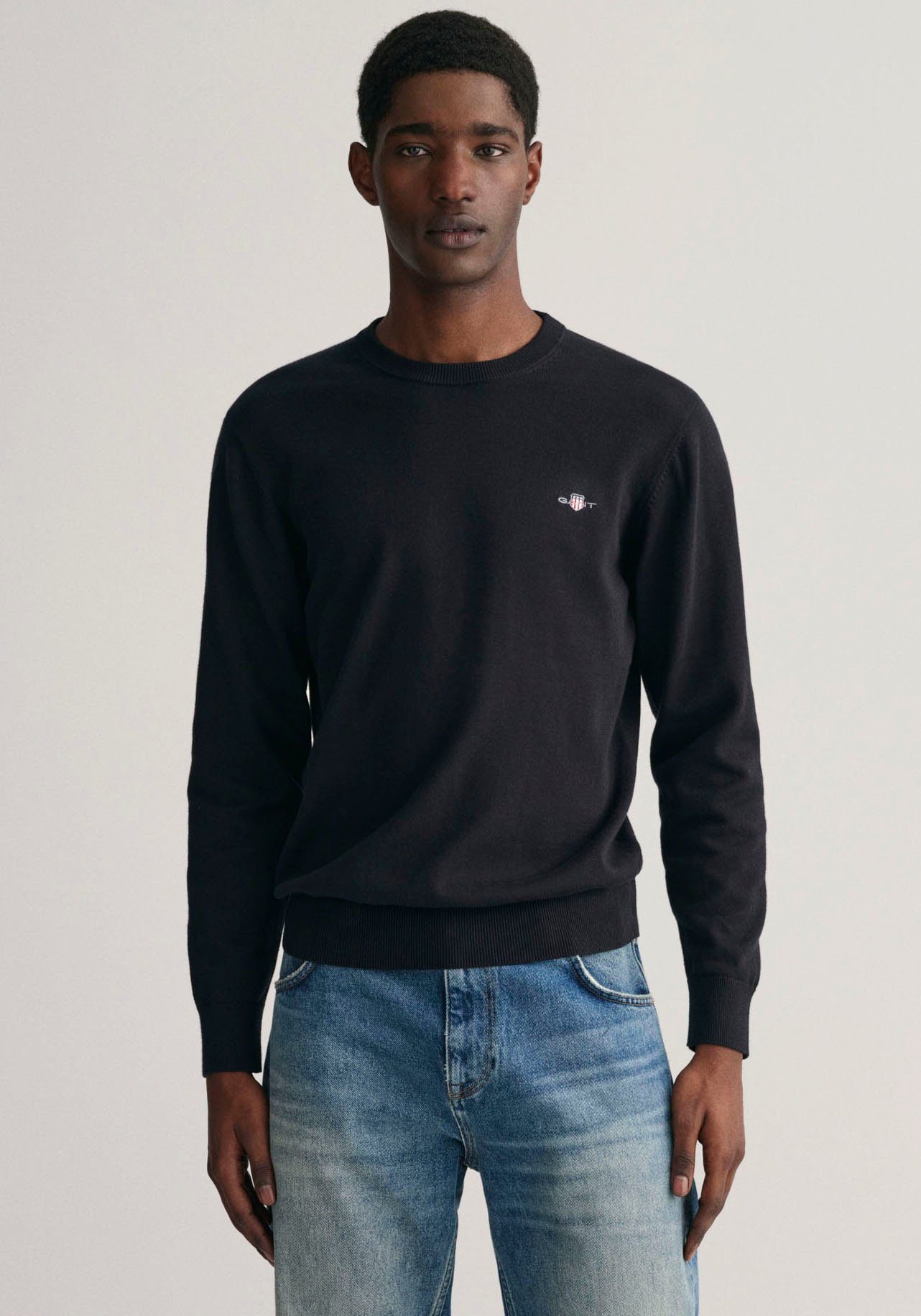 Rundhalspullover CLASSIC COTTON C-NECK