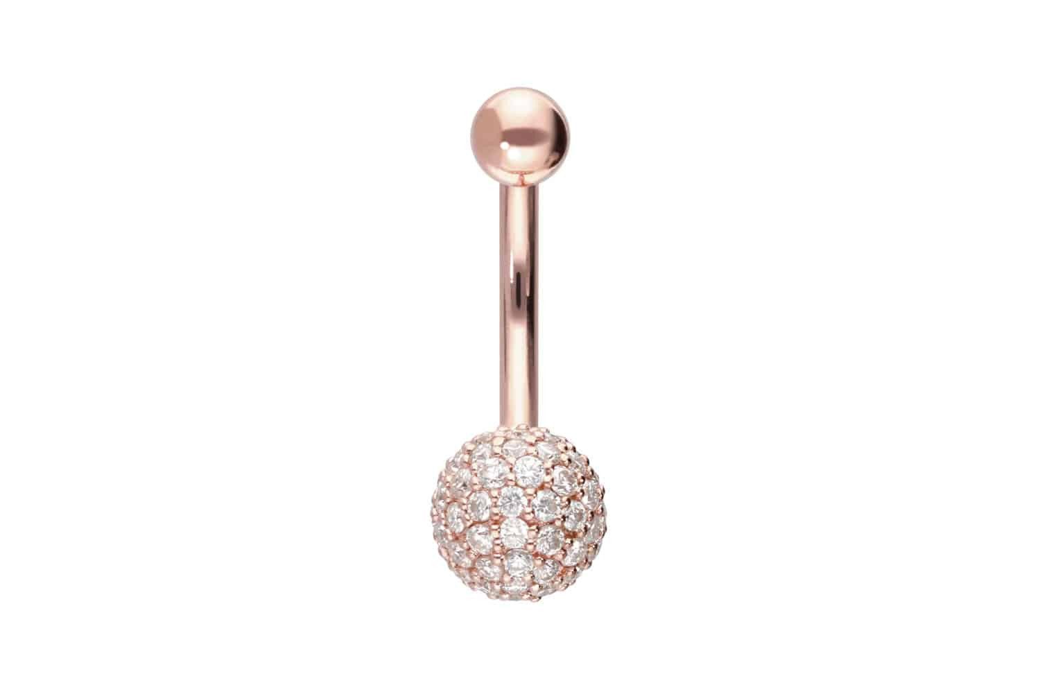 PIERCINGLINE Bauchnabelpiercing 18 Karat Gold Bananabell günstig online kaufen