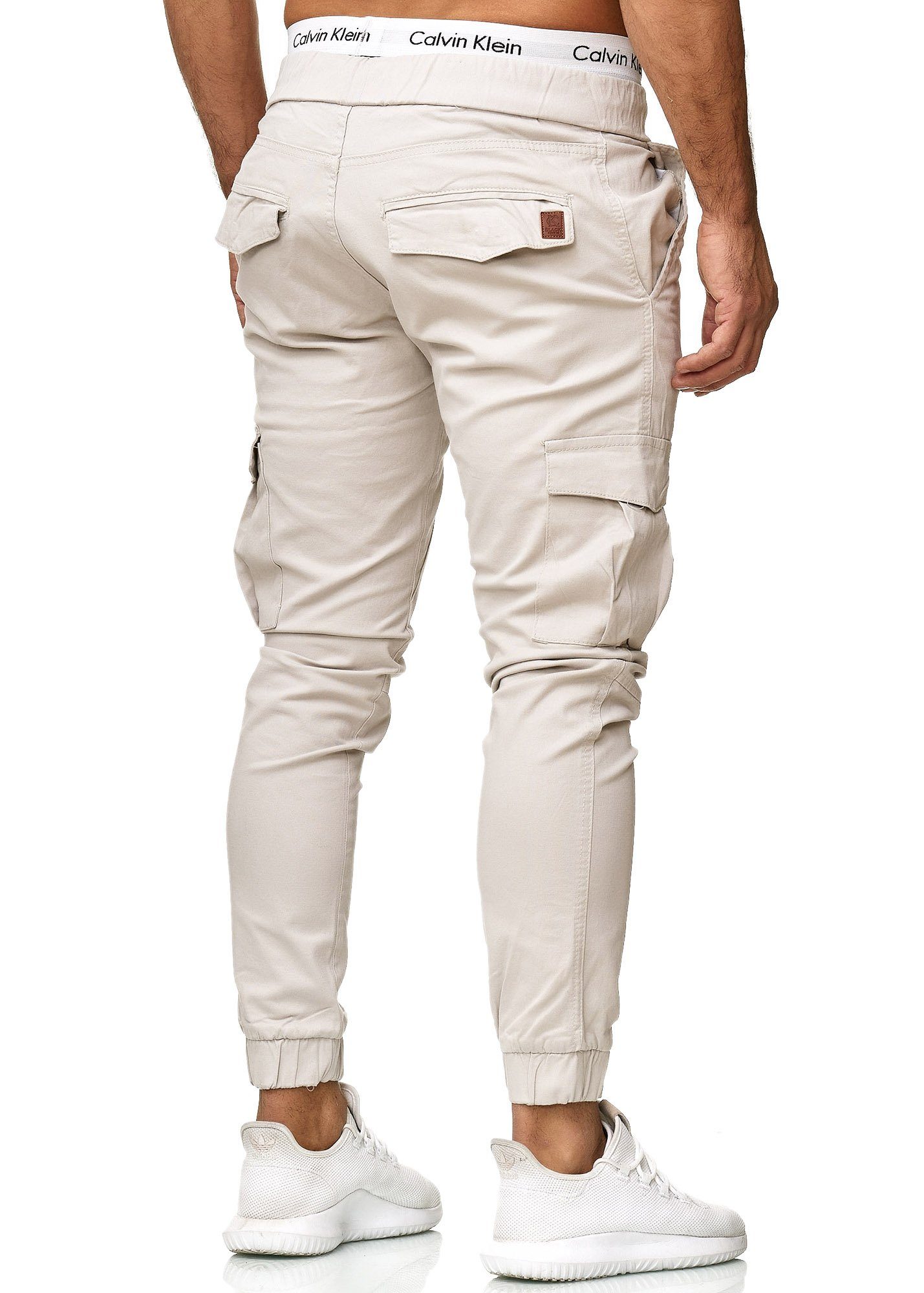 Cargohose Streetwear, Casual Freizeit OneRedox Altweiss 1-tlg) 3301CS (Chino Business Straight-Jeans