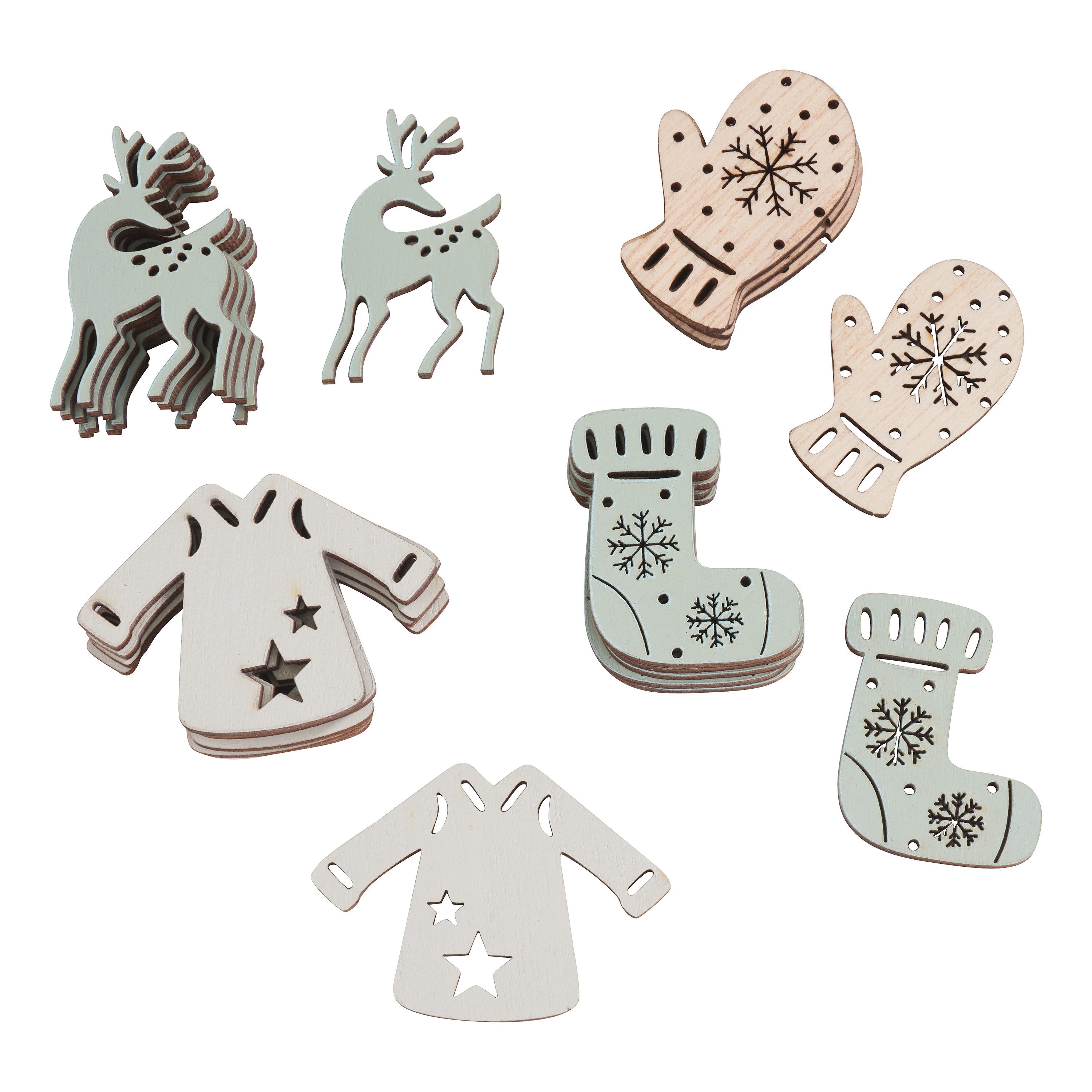 VBS Streudeko Die Wintersaison, 2-3,5 cm, 24 Stück