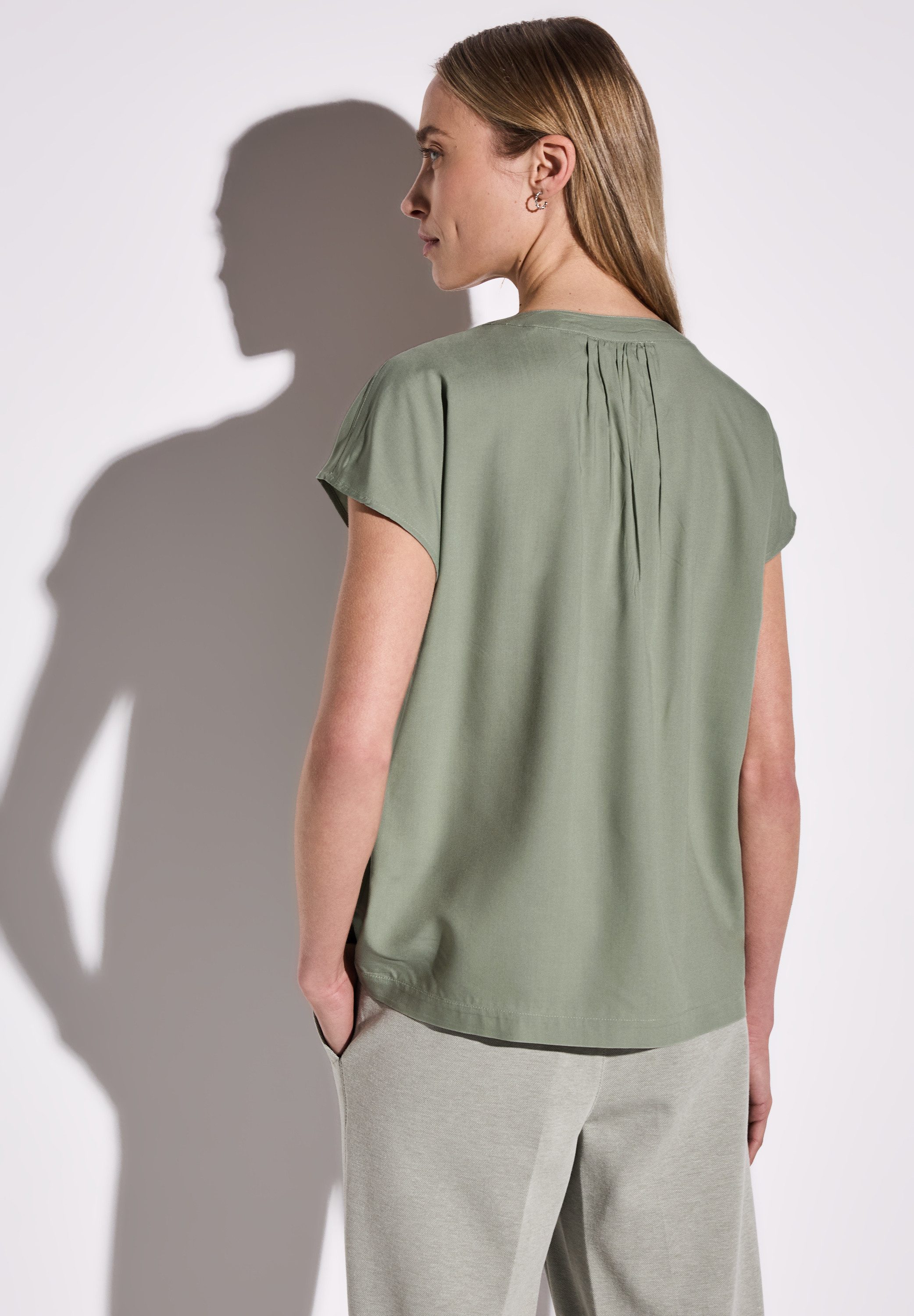 STREET ONE Hemdbluse, aus softer Viskose günstig online kaufen