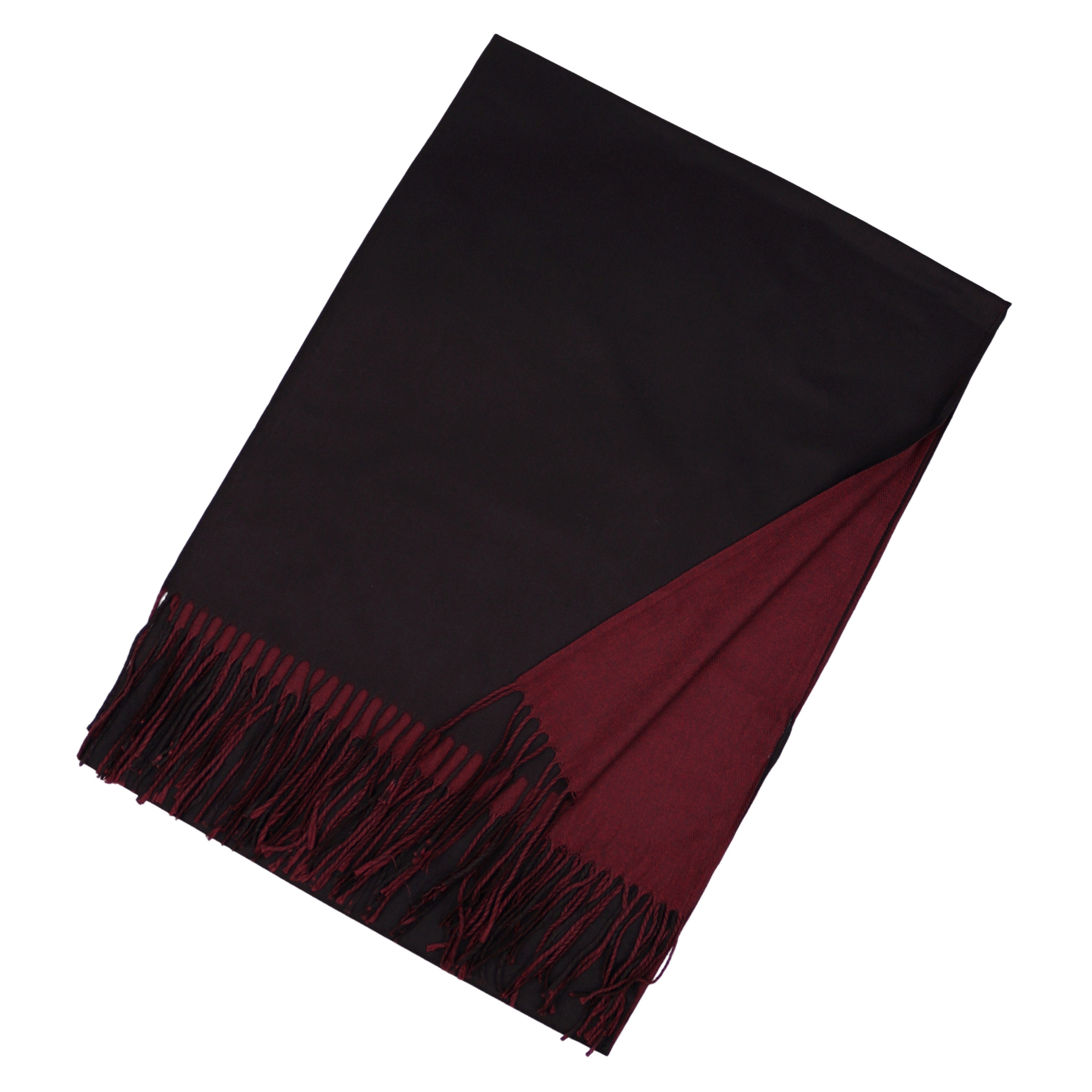 MIRROSI Modeschal weicher und warmer Schal Unifarbe weiseitig tragbar, 70x180cm, (Klassische Uni-Farbe), Damen Halstuch ideal für Herbst und Winter – Bild 2 von 4