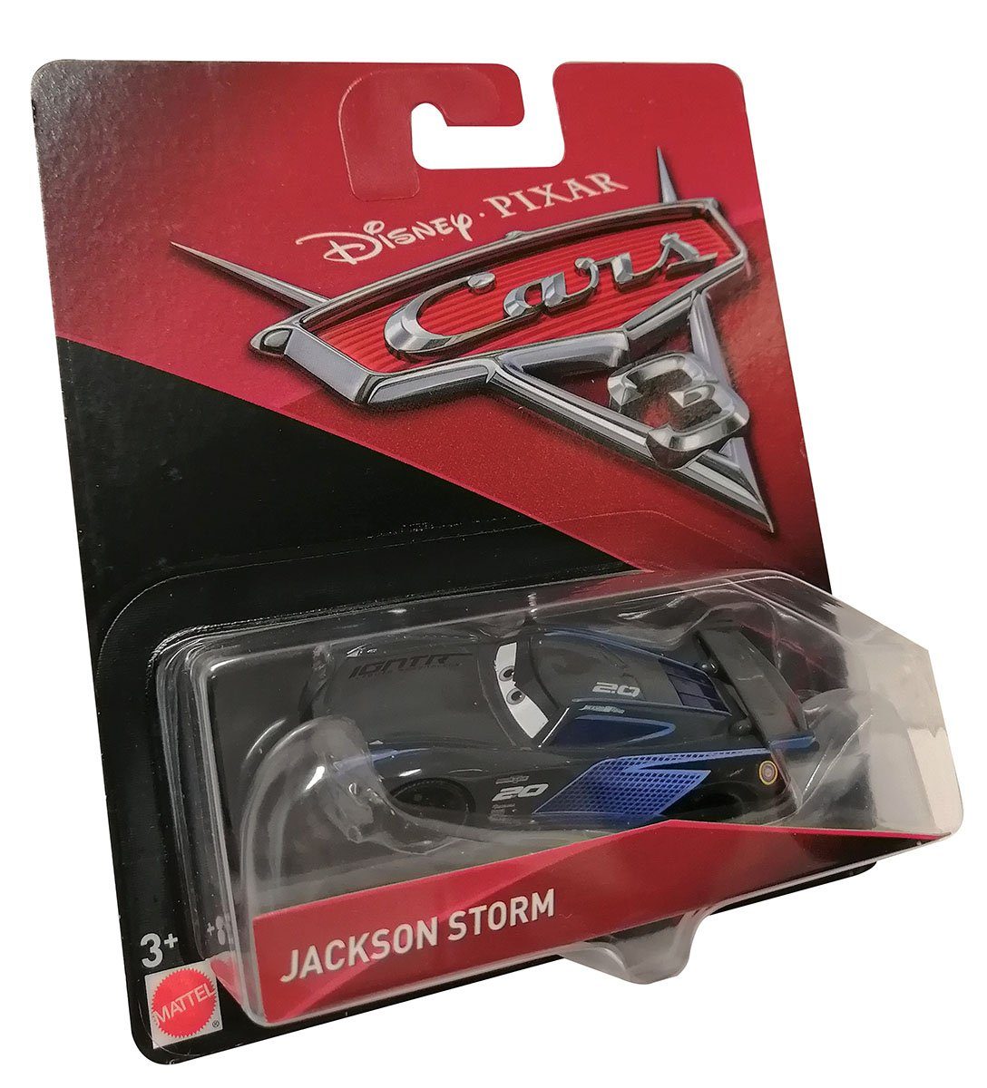 2 Cars Mattel® Storm - Spielzeug-Auto Jackson Pixar Disney 3 Mattel DXV34