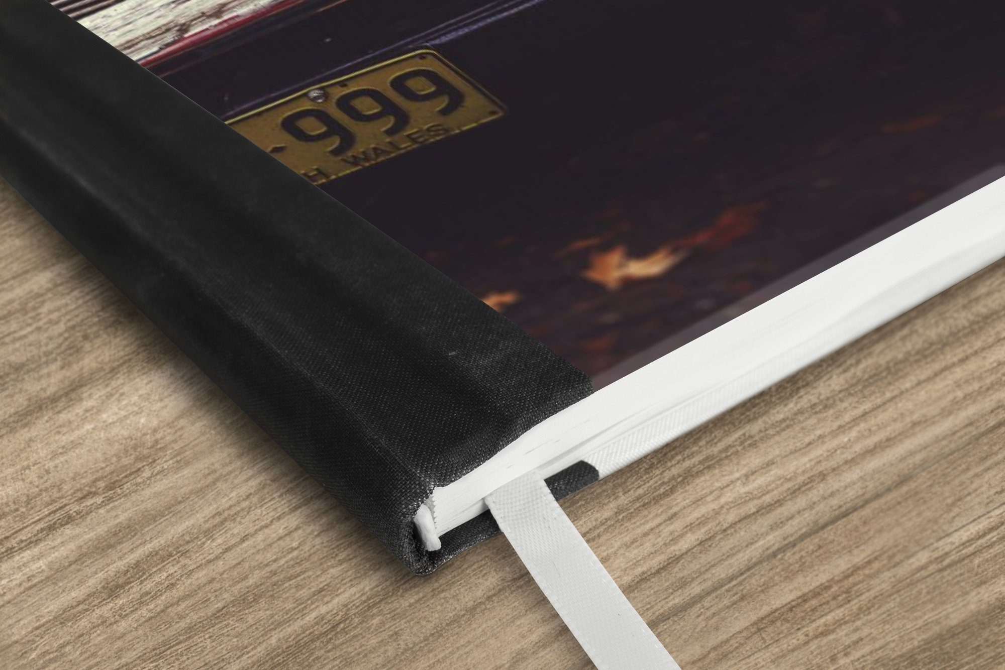 Thumbnail - MuchoWow Notizbuch Auto - Herbstblätter - Landleben, Notebook, Notizblock a5, Tagebuch, Journal Liniert