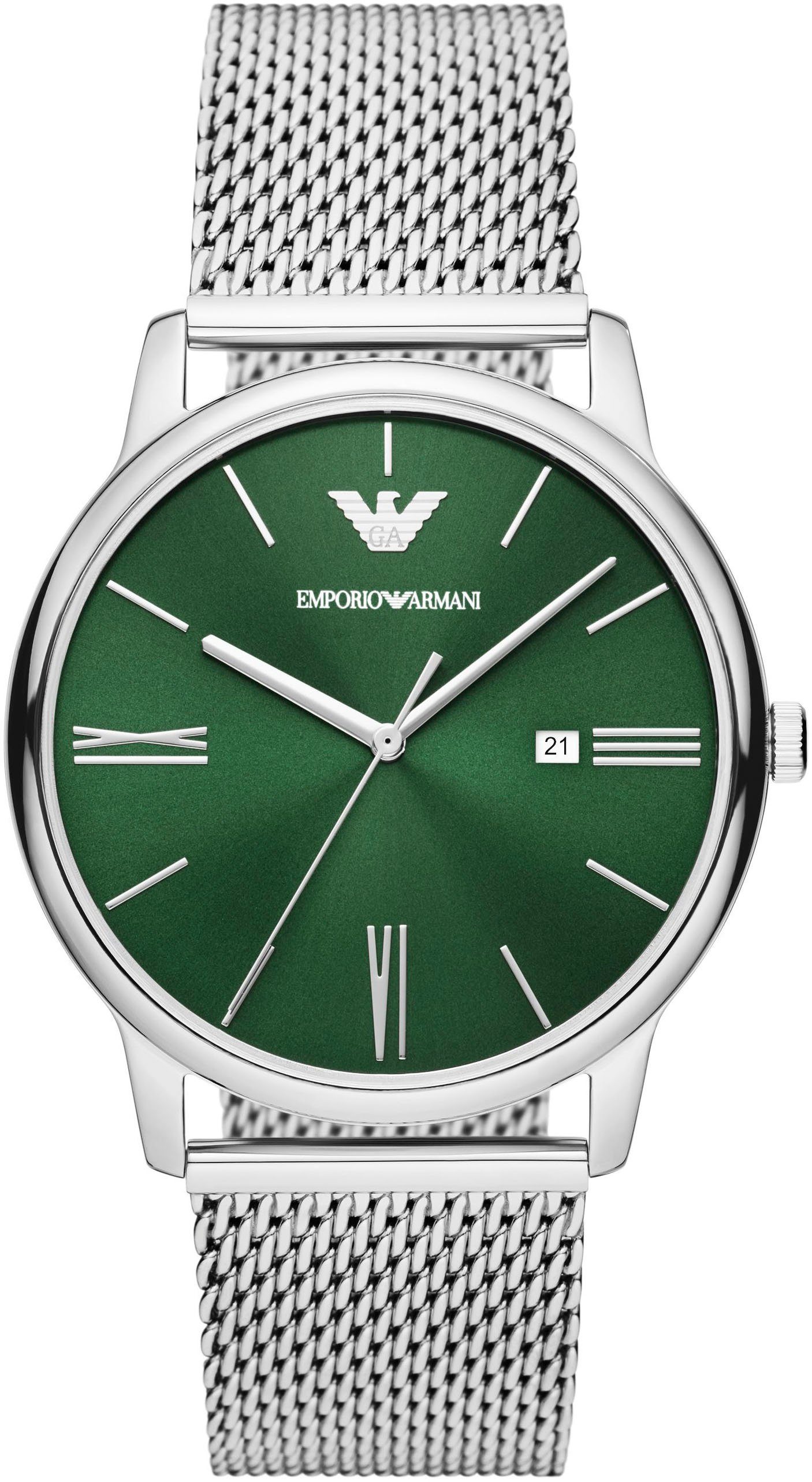 Emporio Armani Quarzuhr AR11578, Armbanduhr, Herrenuhr, Datum, analog, Edel günstig online kaufen