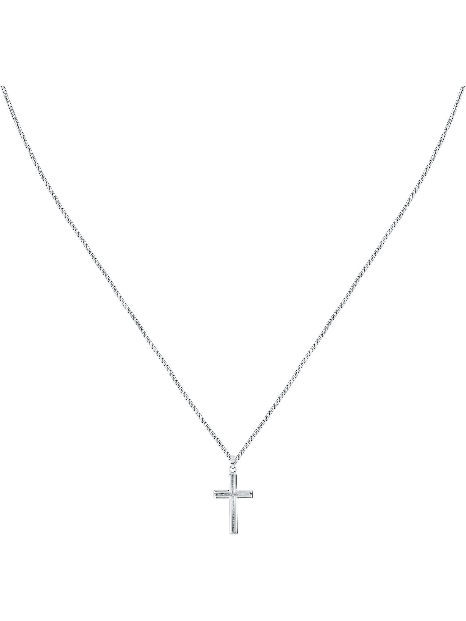 CHRIST Collier CHRIST Herren-Kette 925er Silber, recycelt Kreuz günstig online kaufen