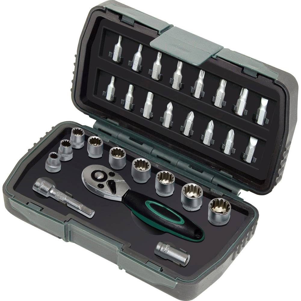 Steckschlüssel "Gear Lock" Steckschlüsselsatz, 28-teilig