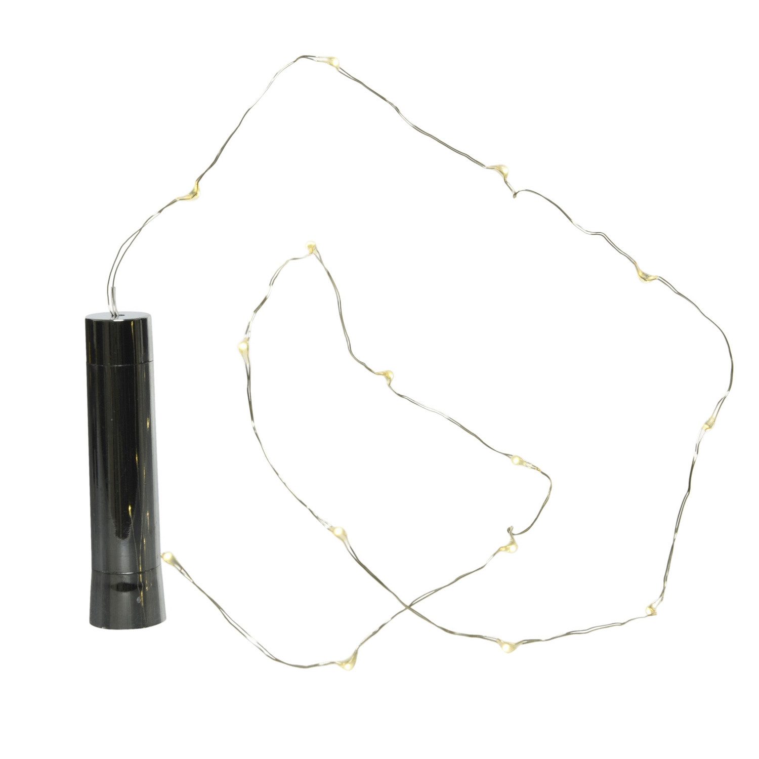 MARELIDA LED-Lichterkette LED Draht für Flaschen Korken Flaschenlicht Weinflaschen 70cm silber, 15-flammig – Bild 2 von 5