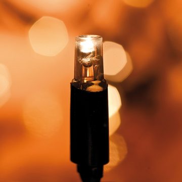 Markslöjd LED-Lichterkette Chrissline Comby 50 amberfarbene LEDs Verlängerungs-Kette