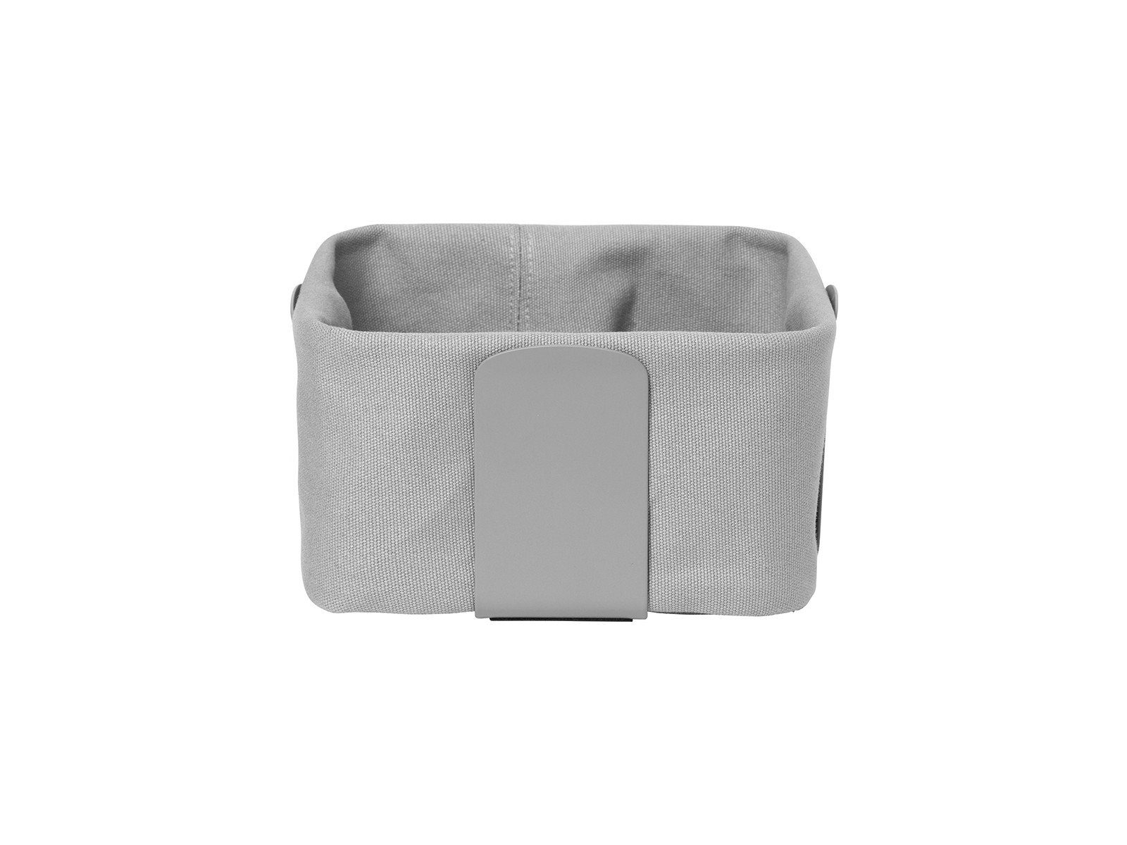 blomus Brotkorb DESA Brotkorb sharkskin small 20 cm, Stahl pulverbeschichtet / 100% Baumwolle