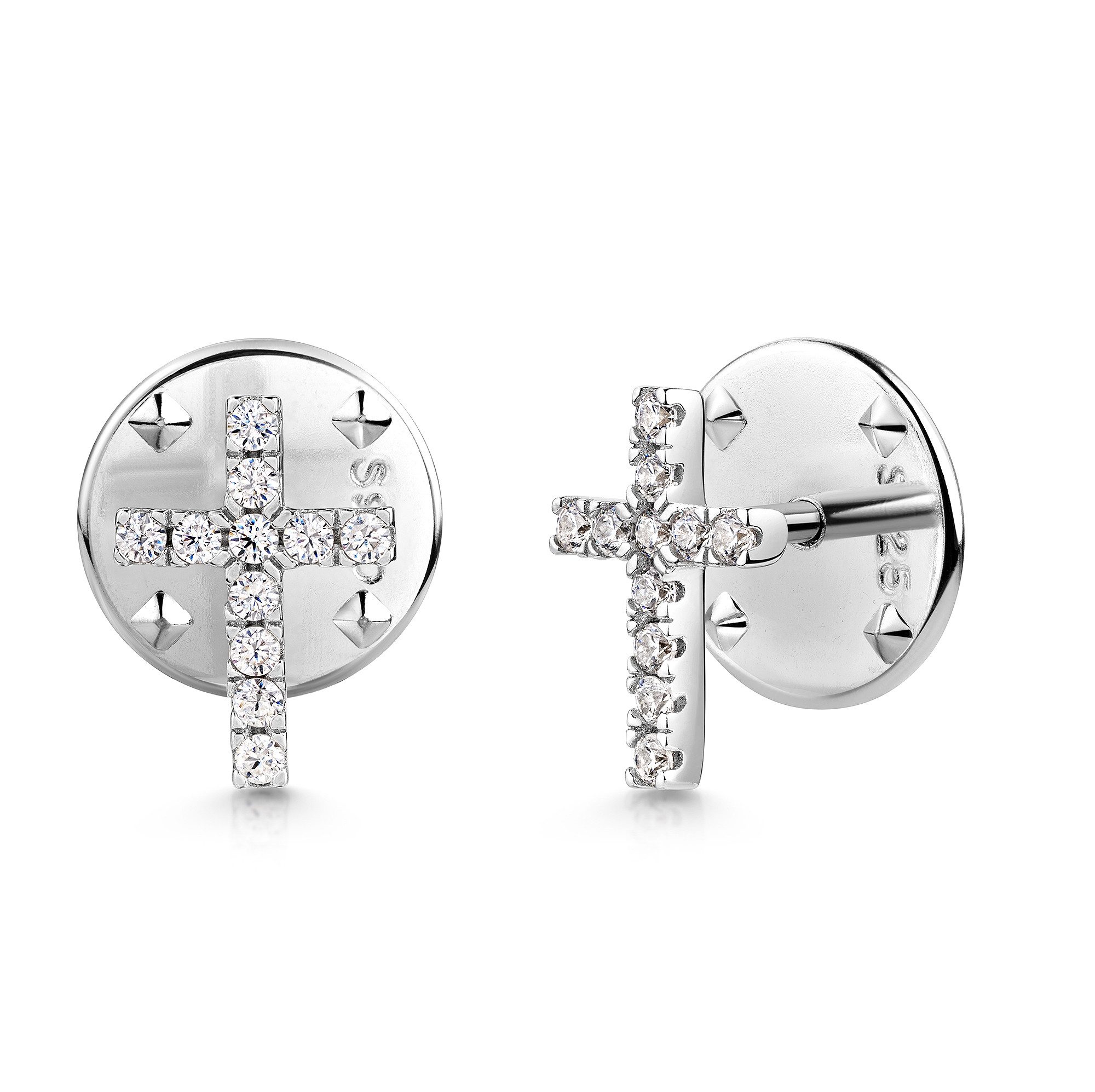 Firetti Anstecknadel Schmuck Geschenk Silber 925 Brosche Kreuz